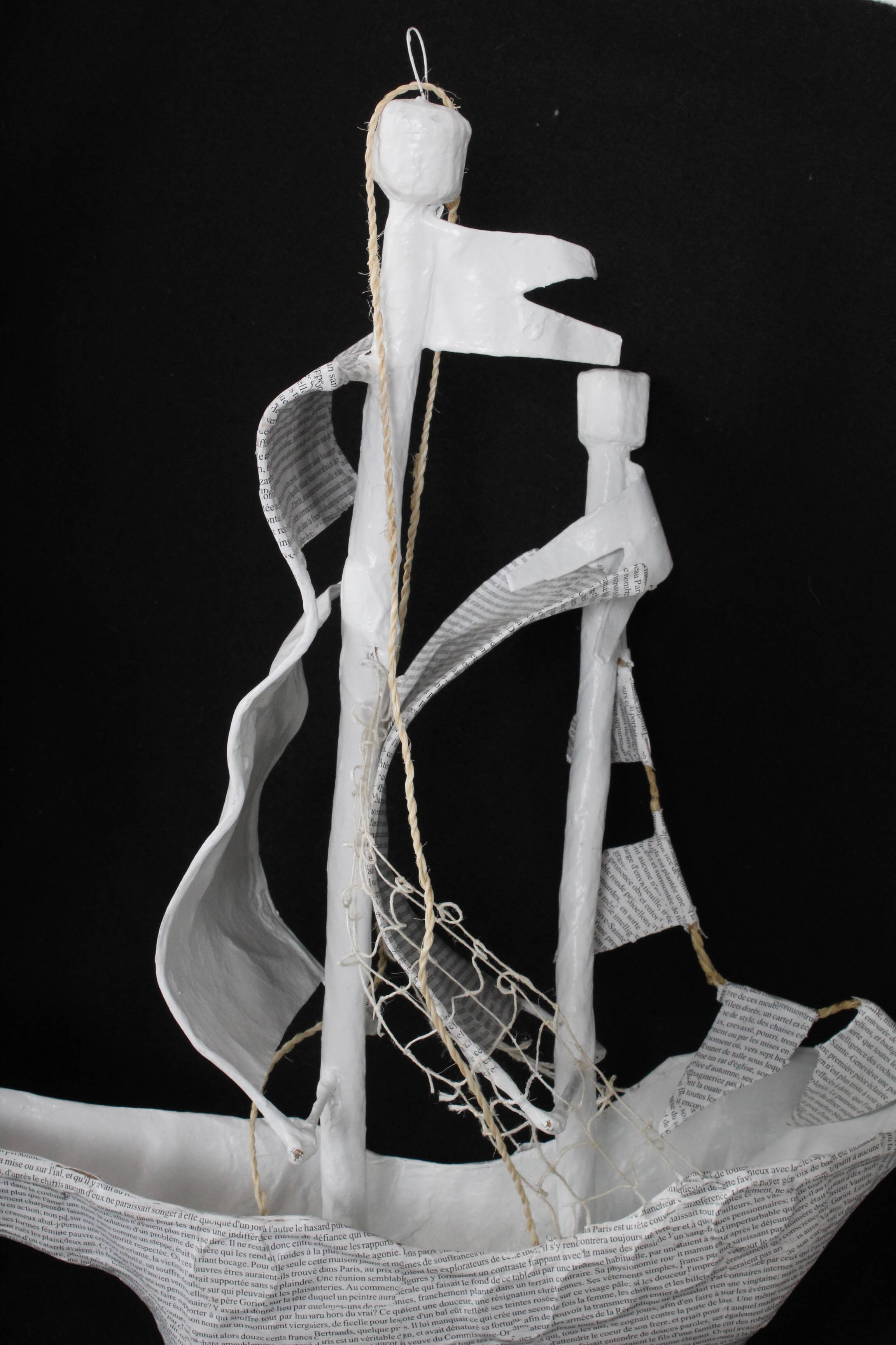 Papier Mache Ship Models