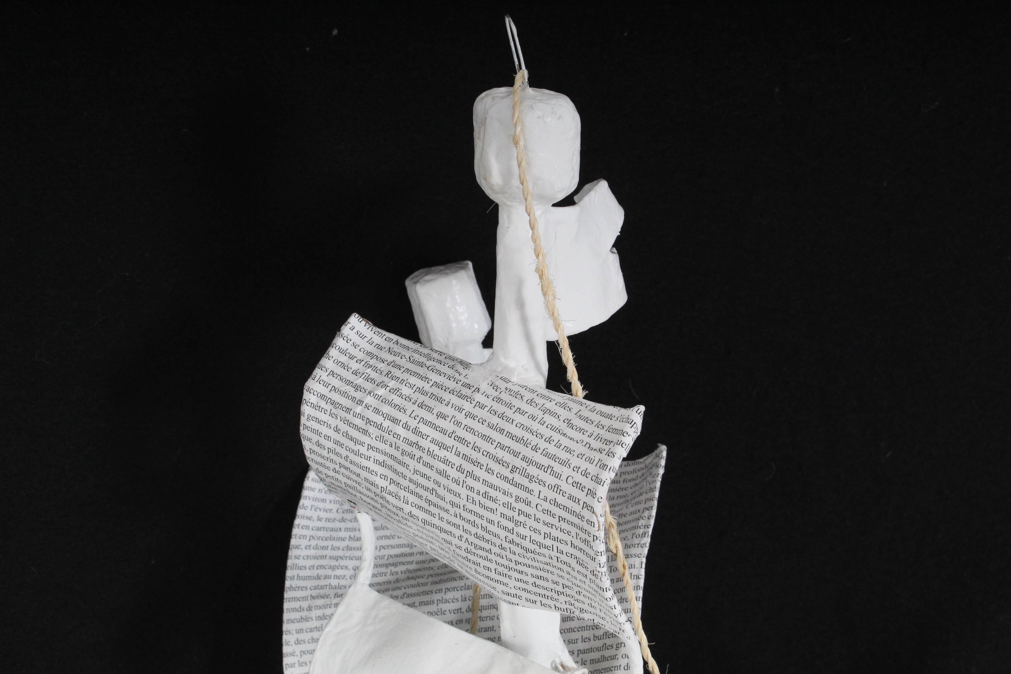 Papier Mache Ship Models