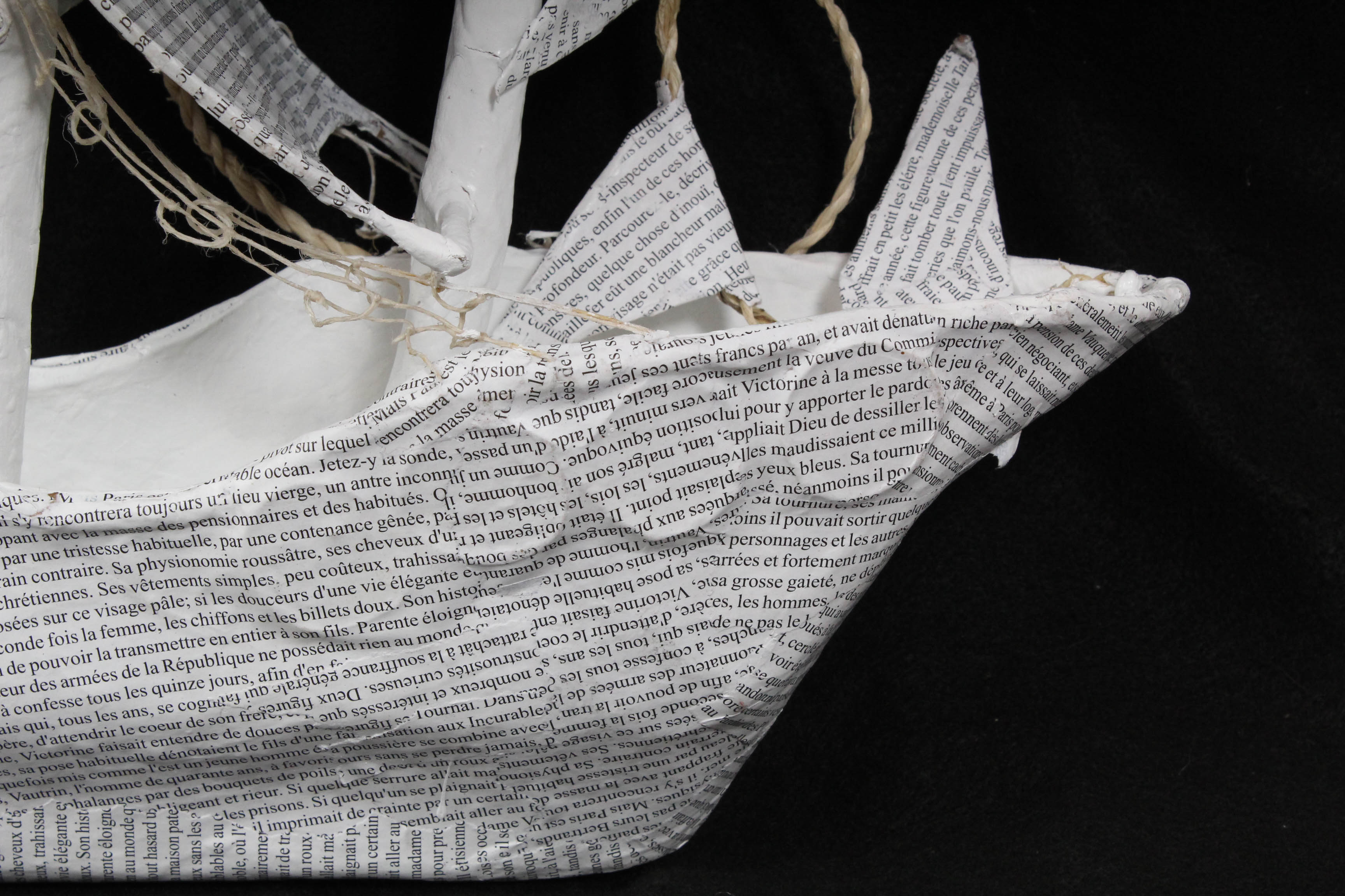 Papier Mache Ship Models