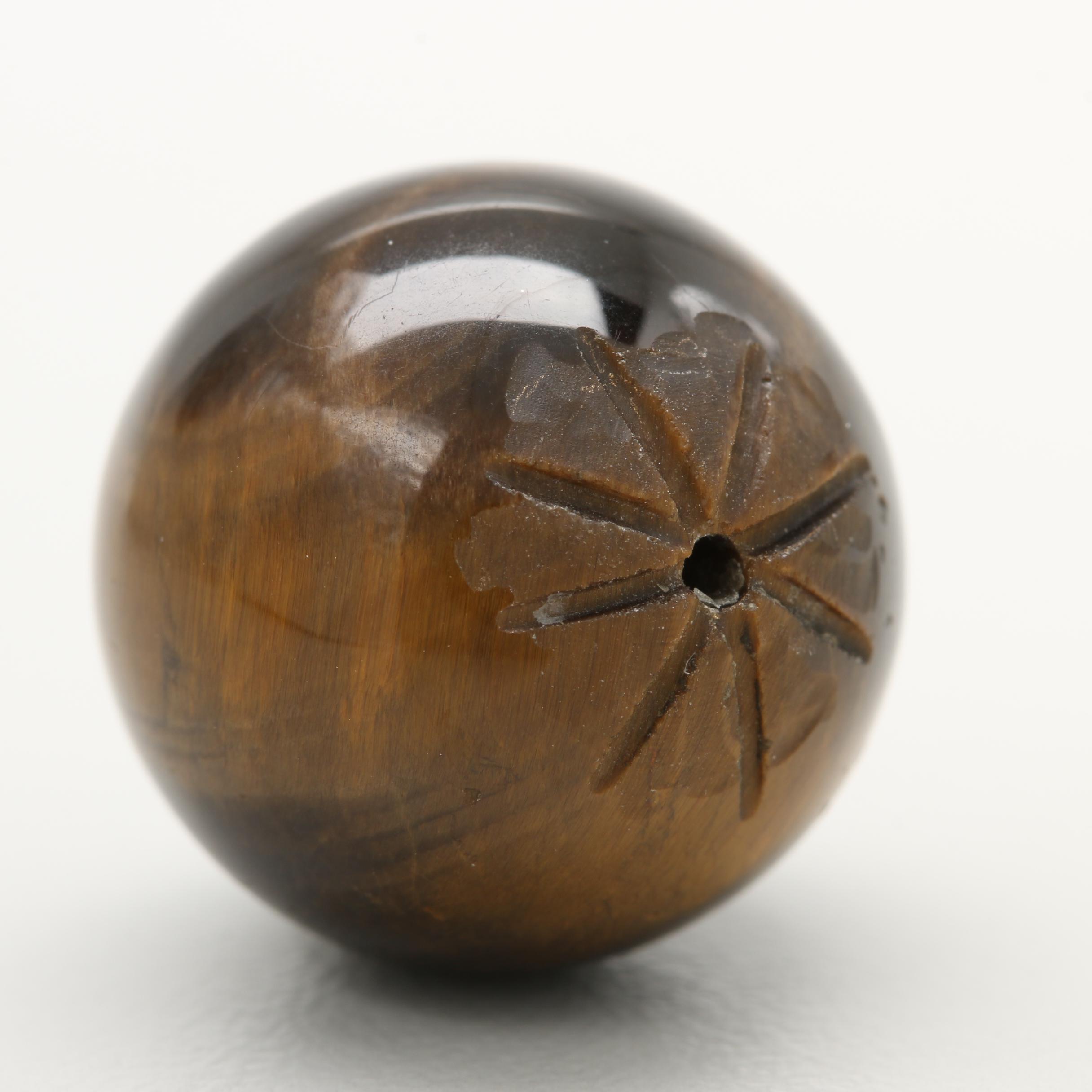 Loose 28.32 CT Tiger's Eye