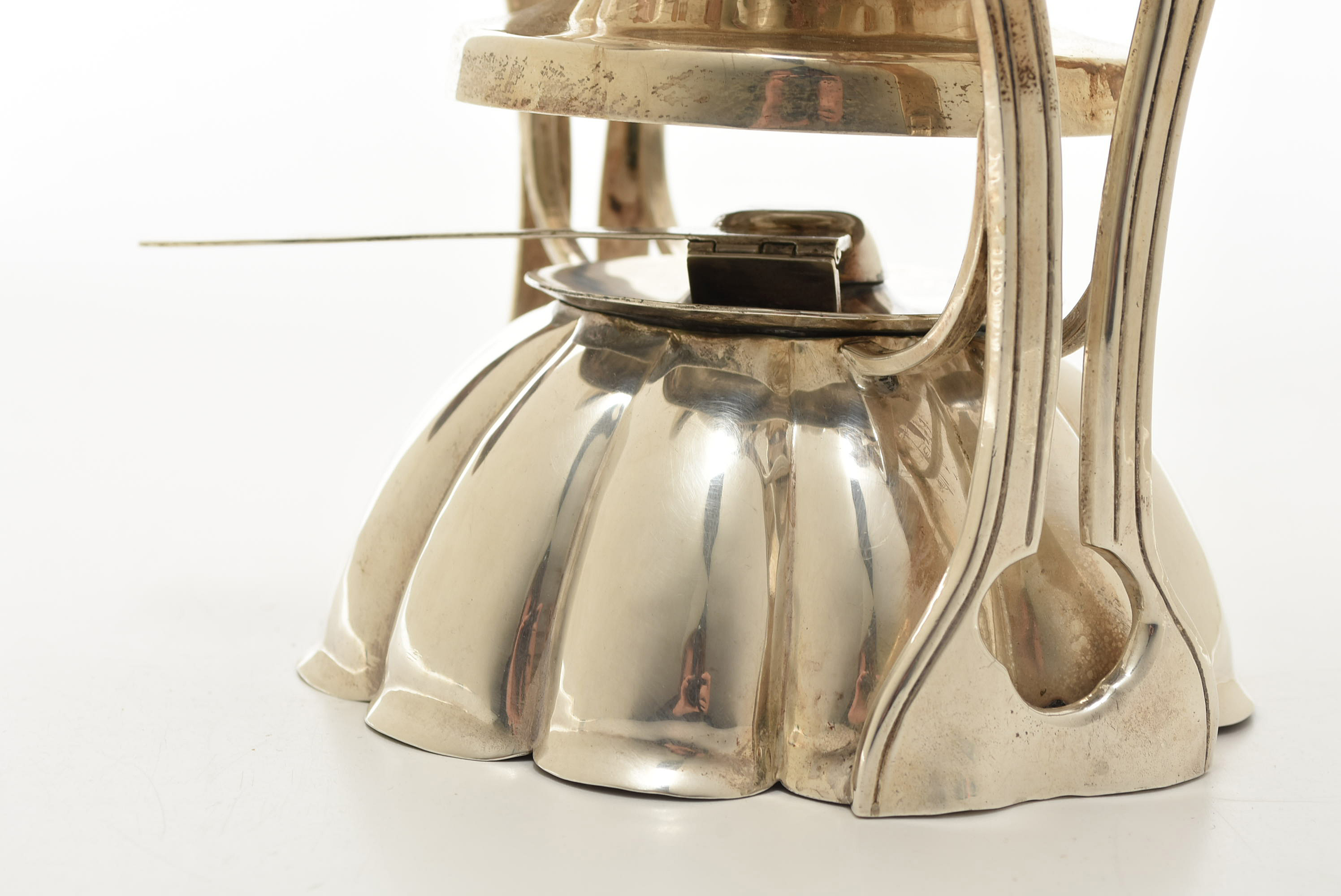 Vintage L. Maciel Mexican Sterling Silver Tea Service and Tray