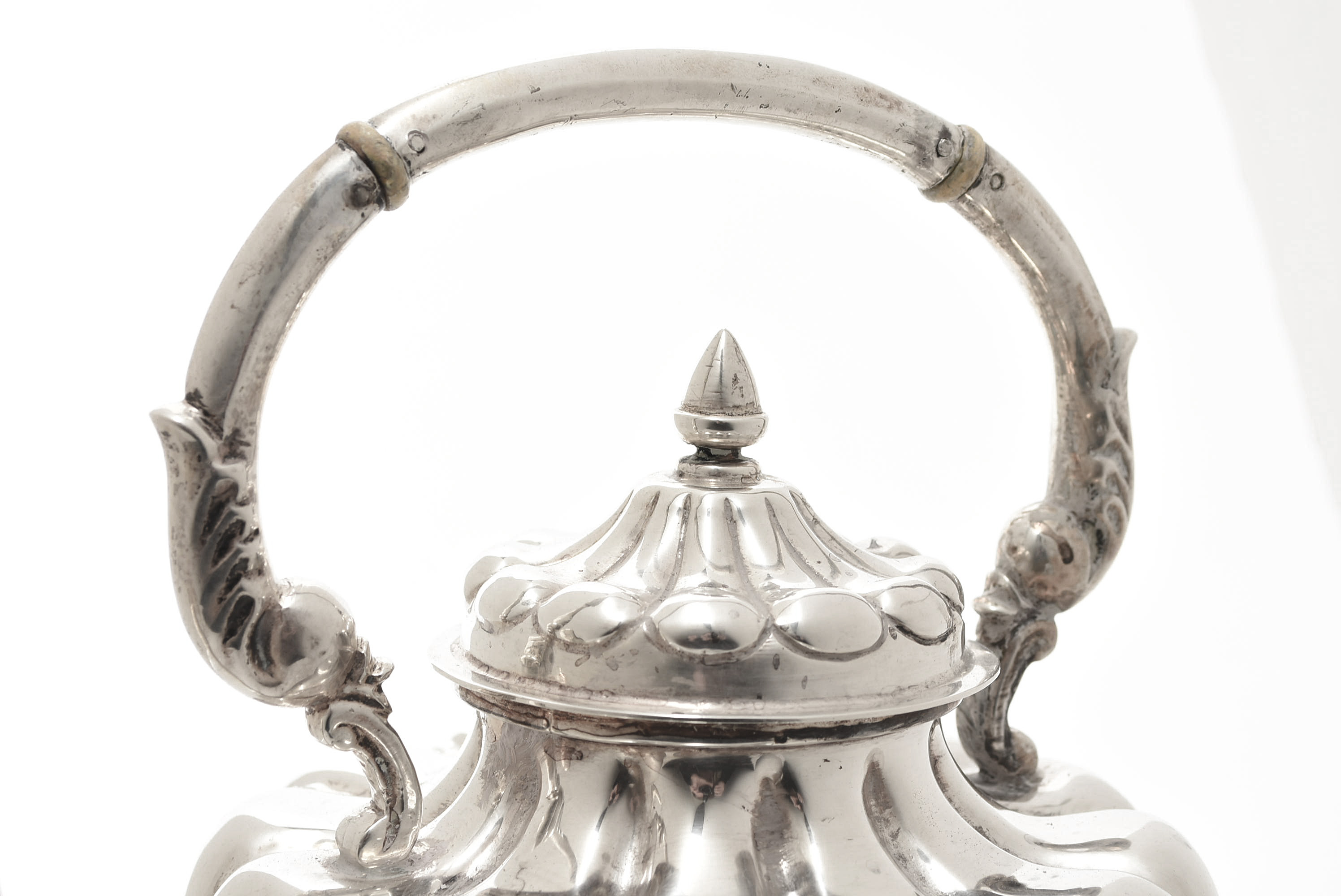 Vintage L. Maciel Mexican Sterling Silver Tea Service and Tray