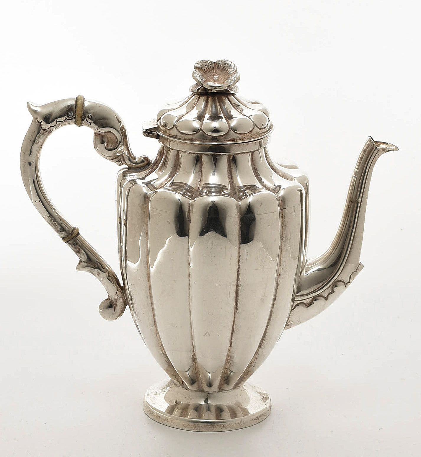 Vintage L. Maciel Mexican Sterling Silver Tea Service and Tray