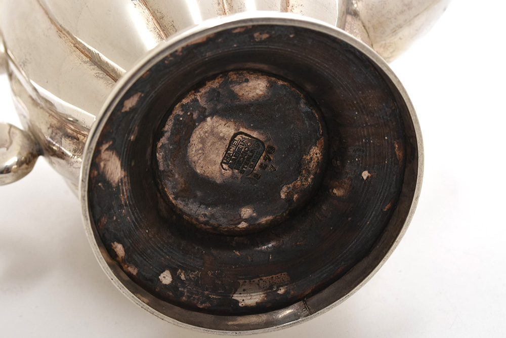 Vintage L. Maciel Mexican Sterling Silver Tea Service and Tray