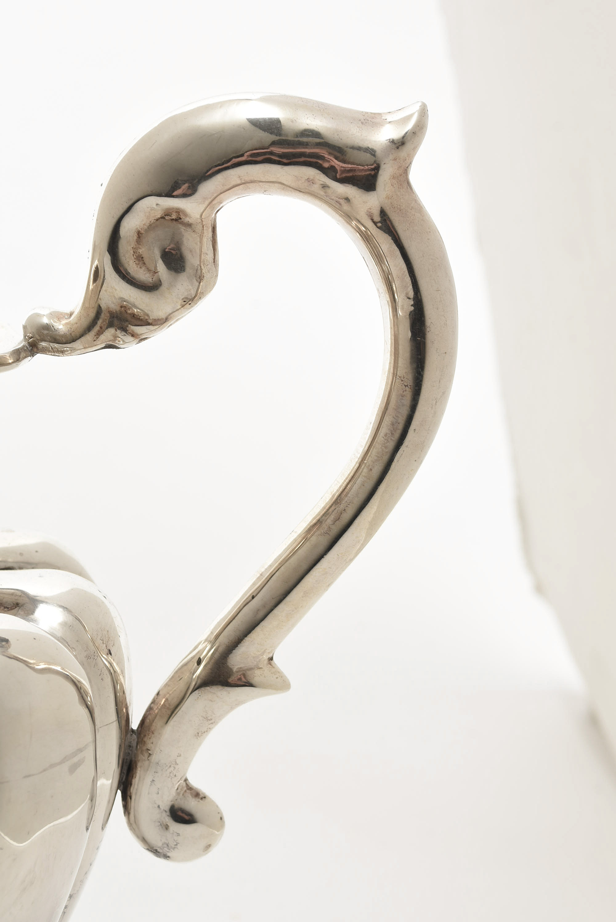 Vintage L. Maciel Mexican Sterling Silver Tea Service and Tray