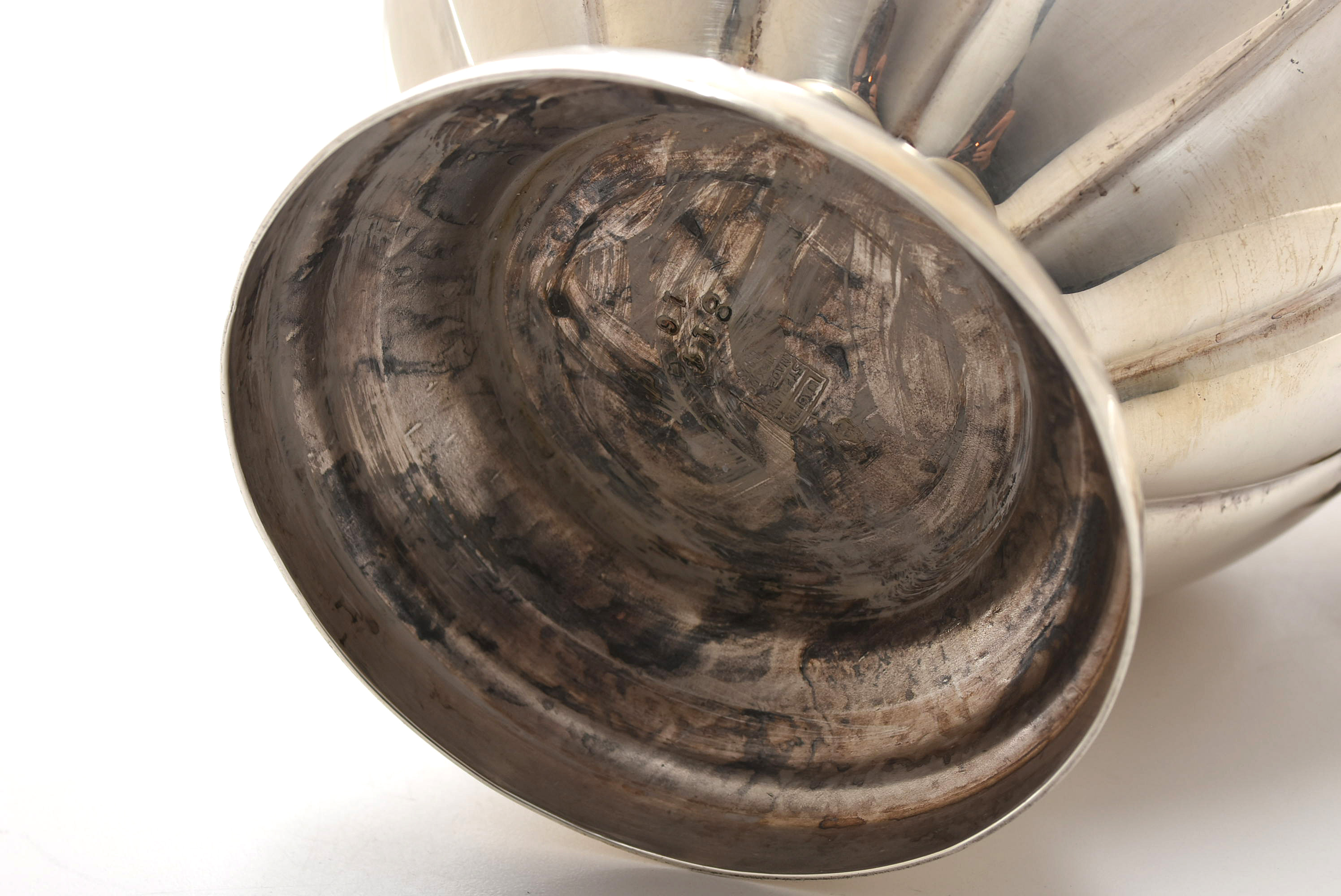 Vintage L. Maciel Mexican Sterling Silver Tea Service and Tray