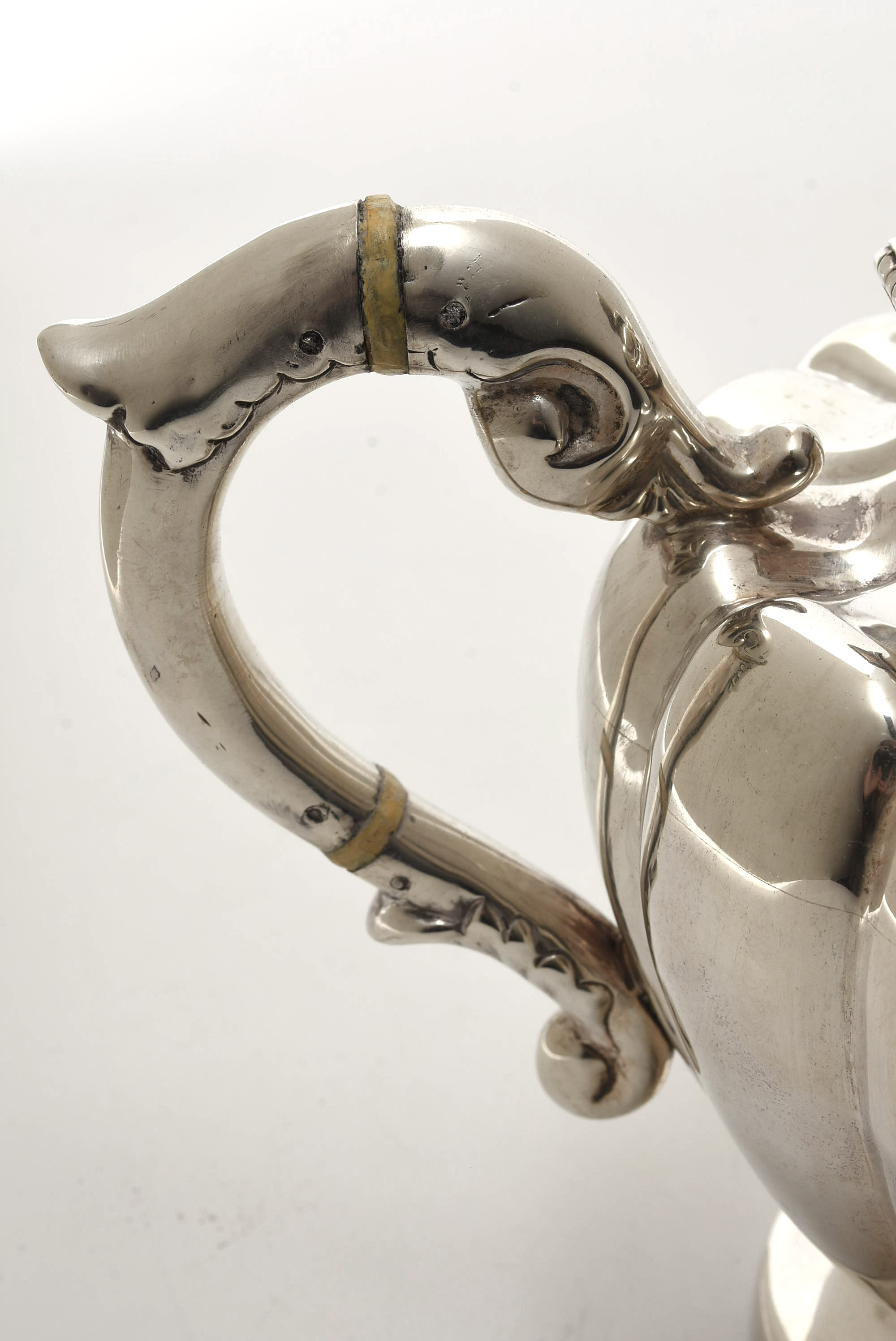 Vintage L. Maciel Mexican Sterling Silver Tea Service and Tray