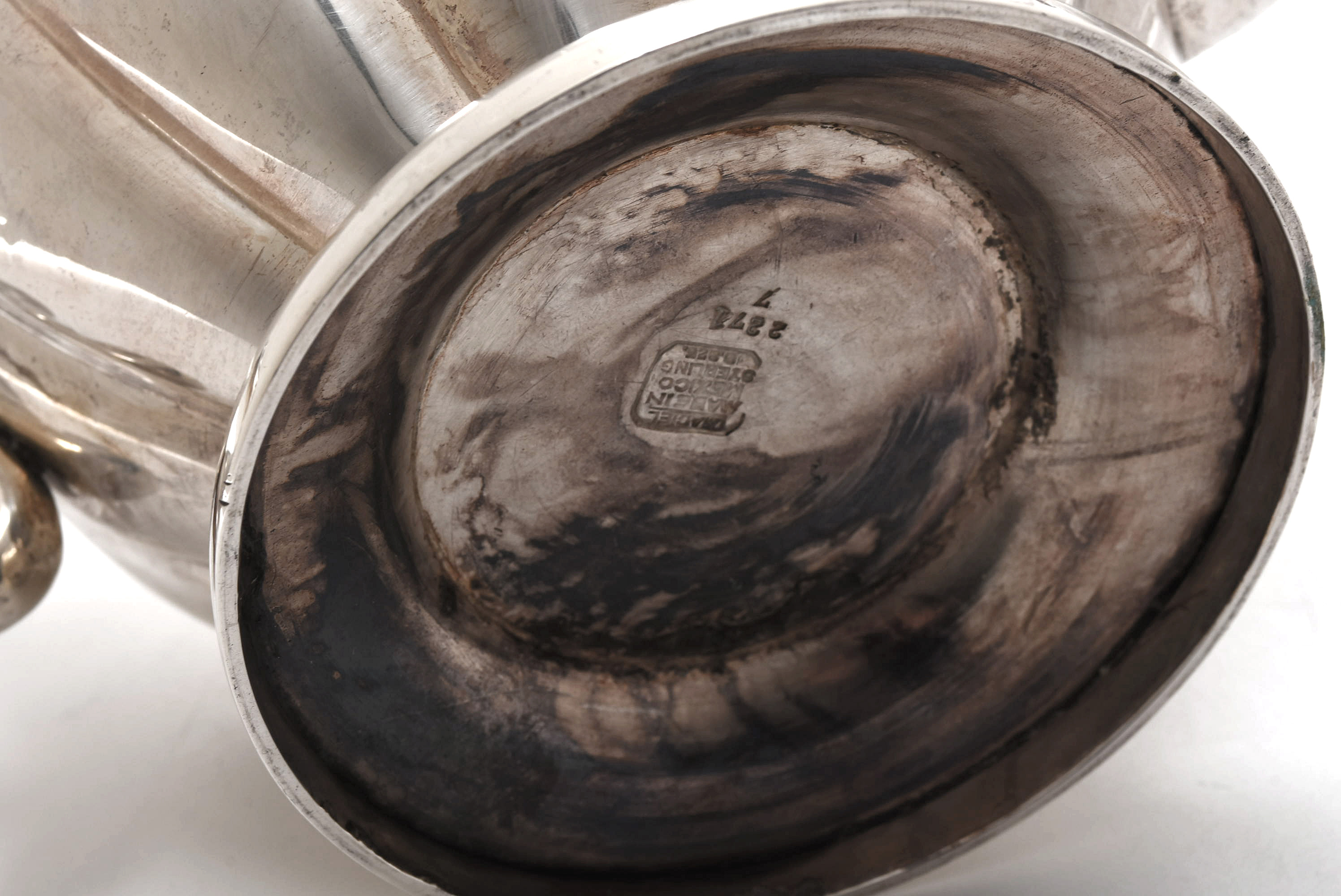 Vintage L. Maciel Mexican Sterling Silver Tea Service and Tray