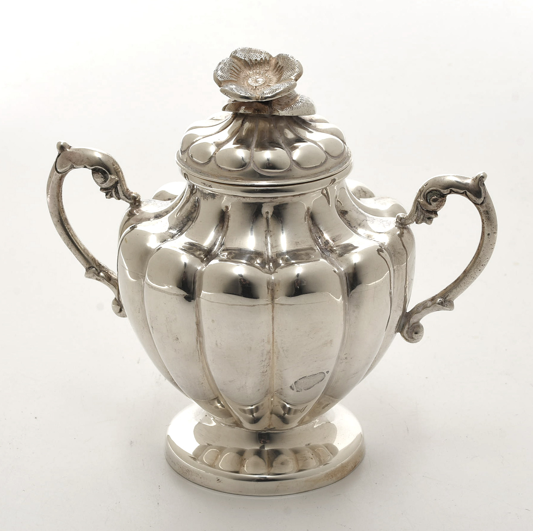 Vintage L. Maciel Mexican Sterling Silver Tea Service and Tray