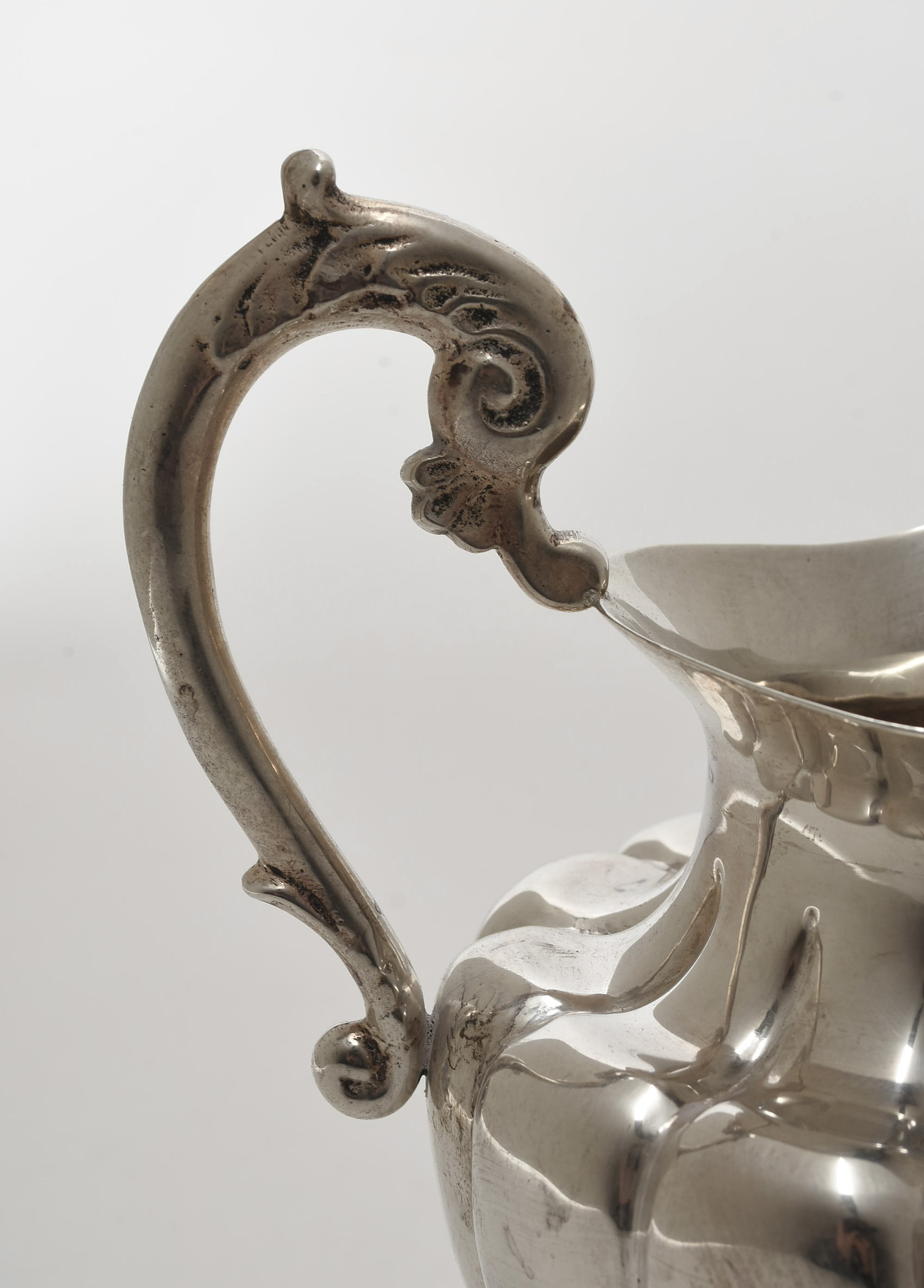 Vintage L. Maciel Mexican Sterling Silver Tea Service and Tray