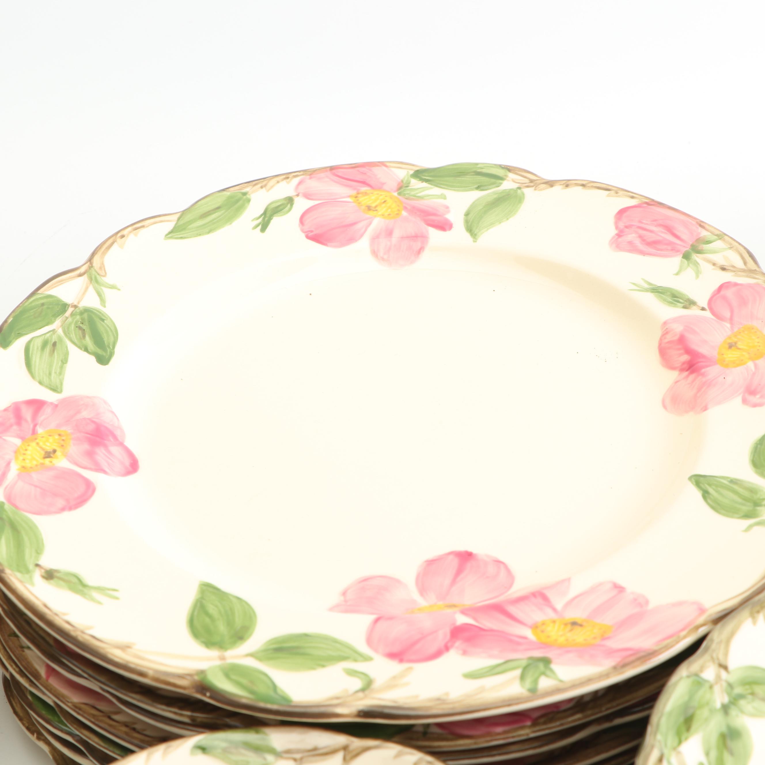 Vintage Franciscan "Desert Rose" Ceramic Dinnerware