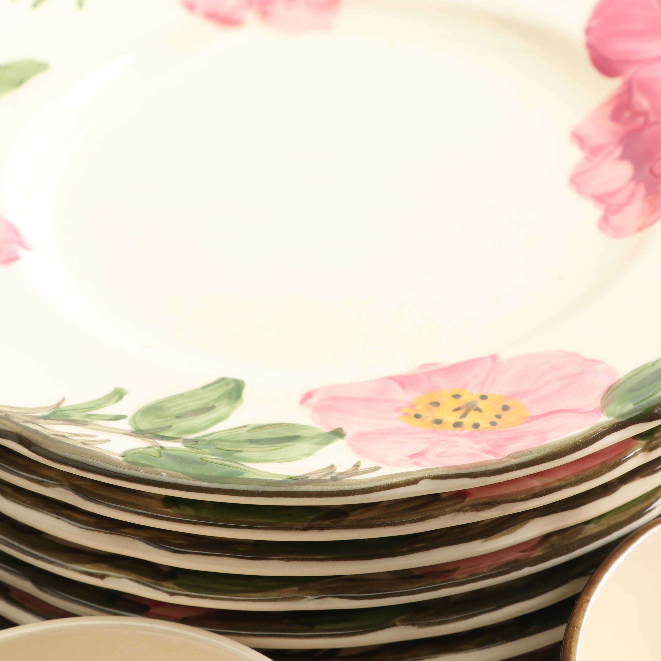 Vintage Franciscan "Desert Rose" Ceramic Dinnerware
