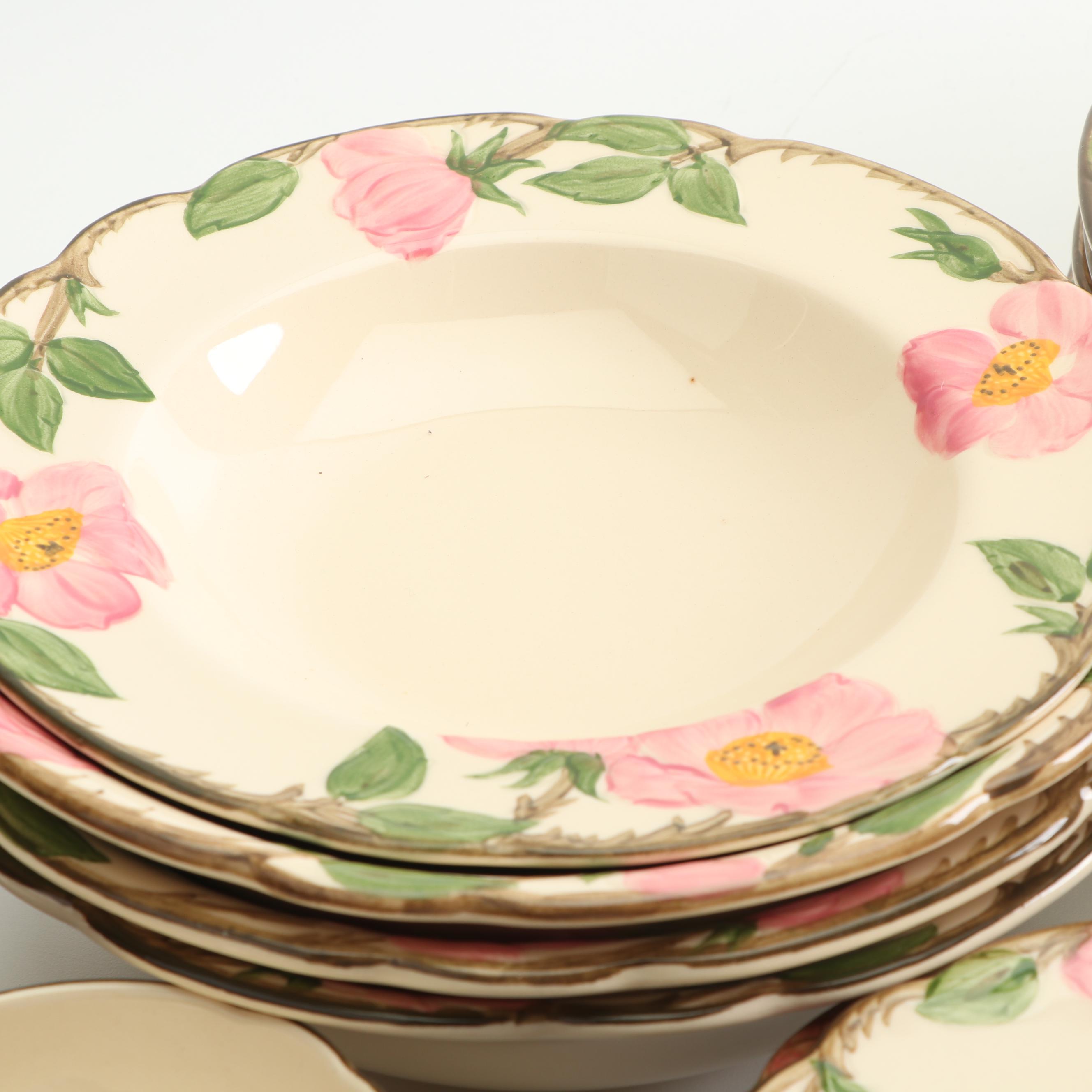 Vintage Franciscan "Desert Rose" Ceramic Dinnerware