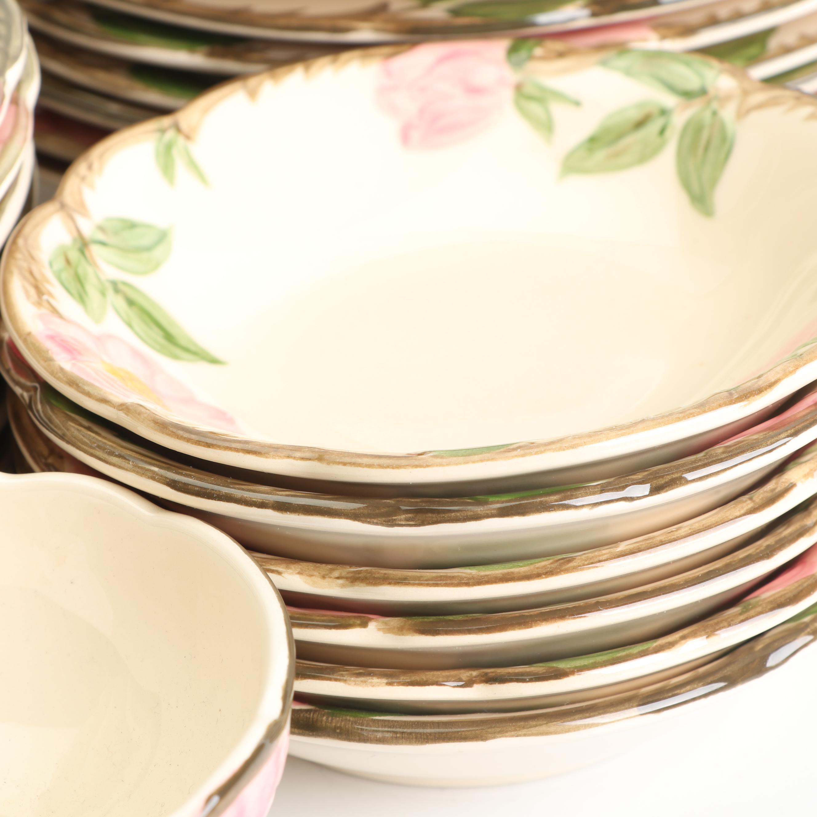 Vintage Franciscan "Desert Rose" Ceramic Dinnerware