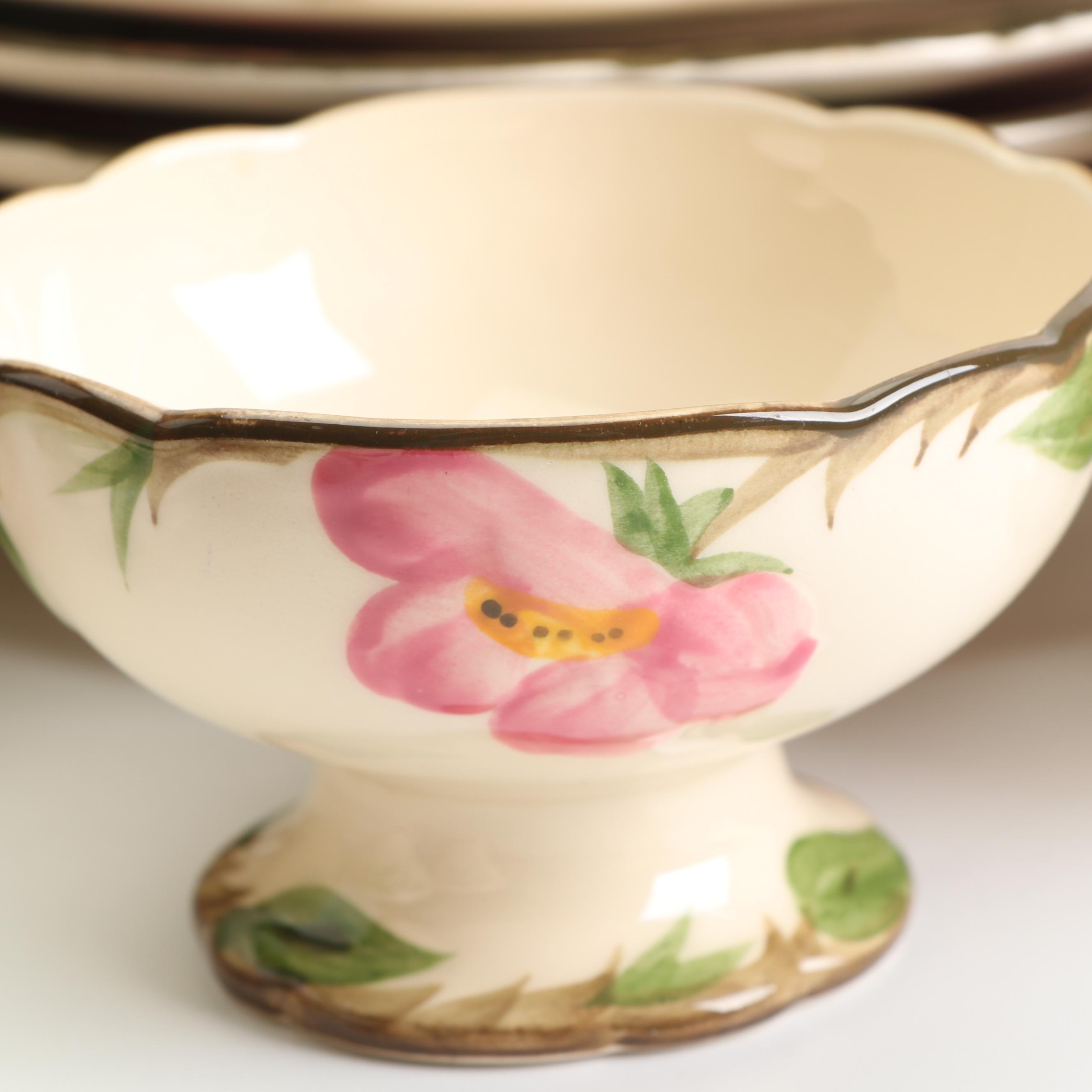 Vintage Franciscan "Desert Rose" Ceramic Dinnerware