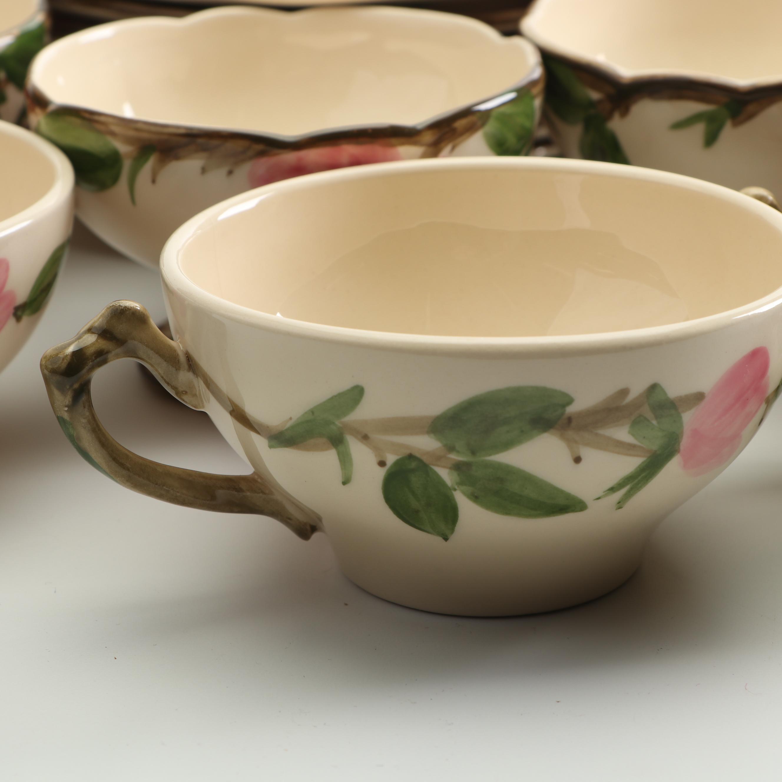 Vintage Franciscan "Desert Rose" Ceramic Dinnerware