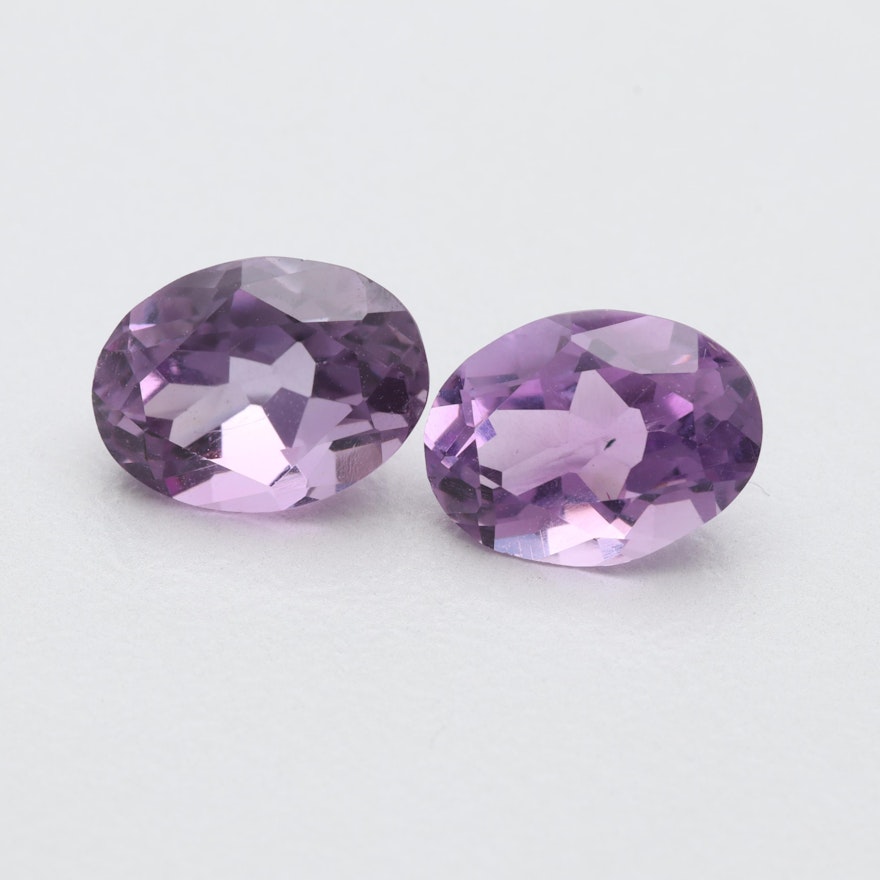 Loose 2.37 CTW Amethyst Gemstones