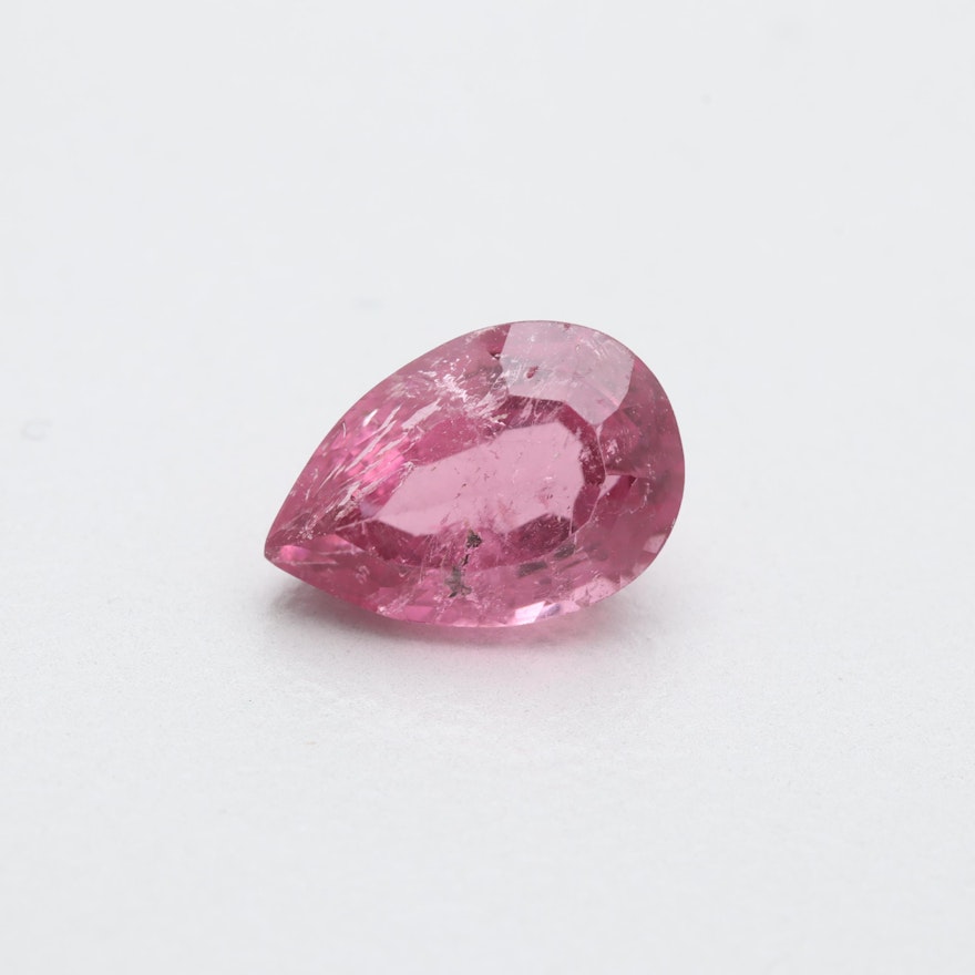 Loose 1.00 CT Pink Tourmaline Gemstone