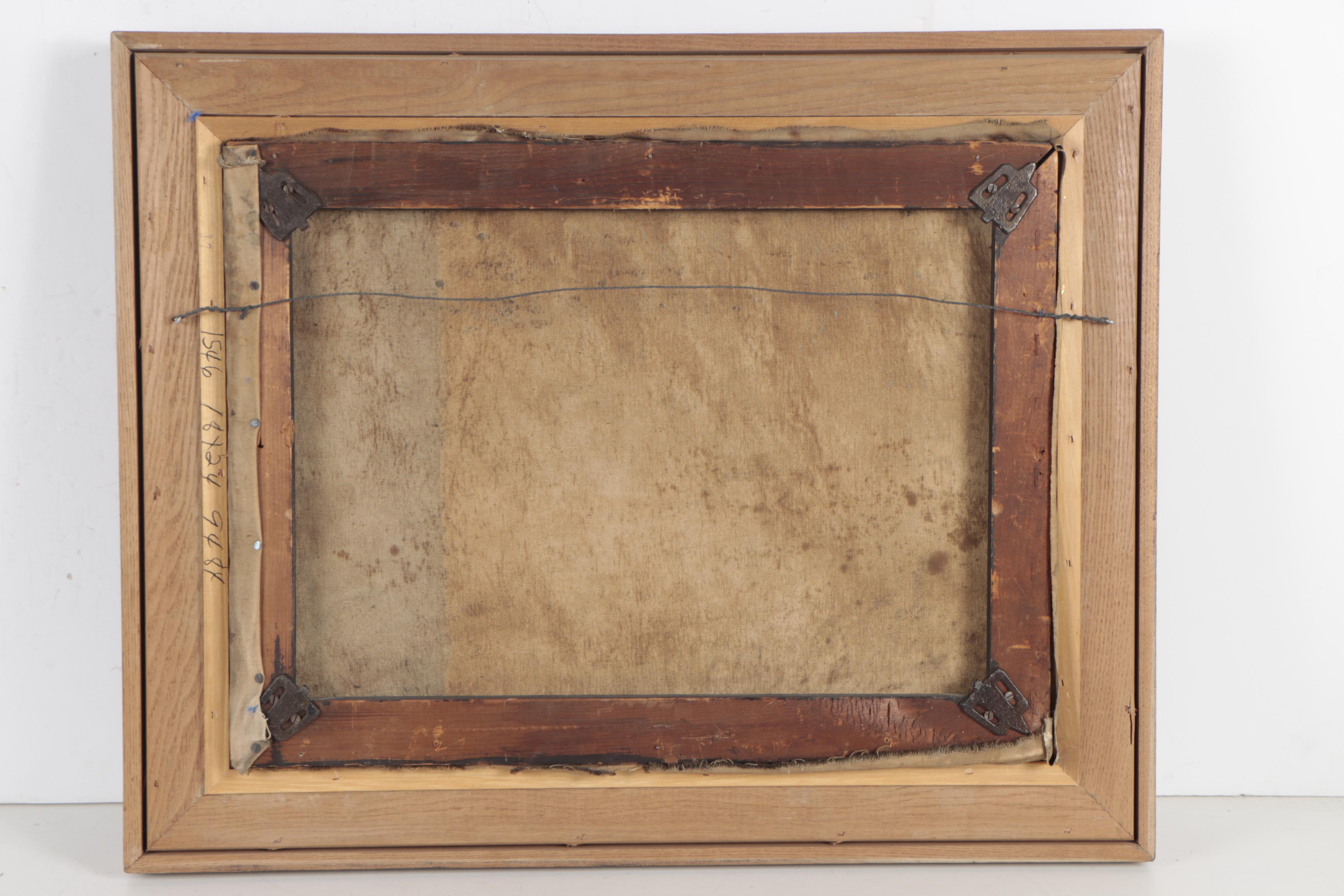 C.O. Erickson Antique American Landscape Oil Painting