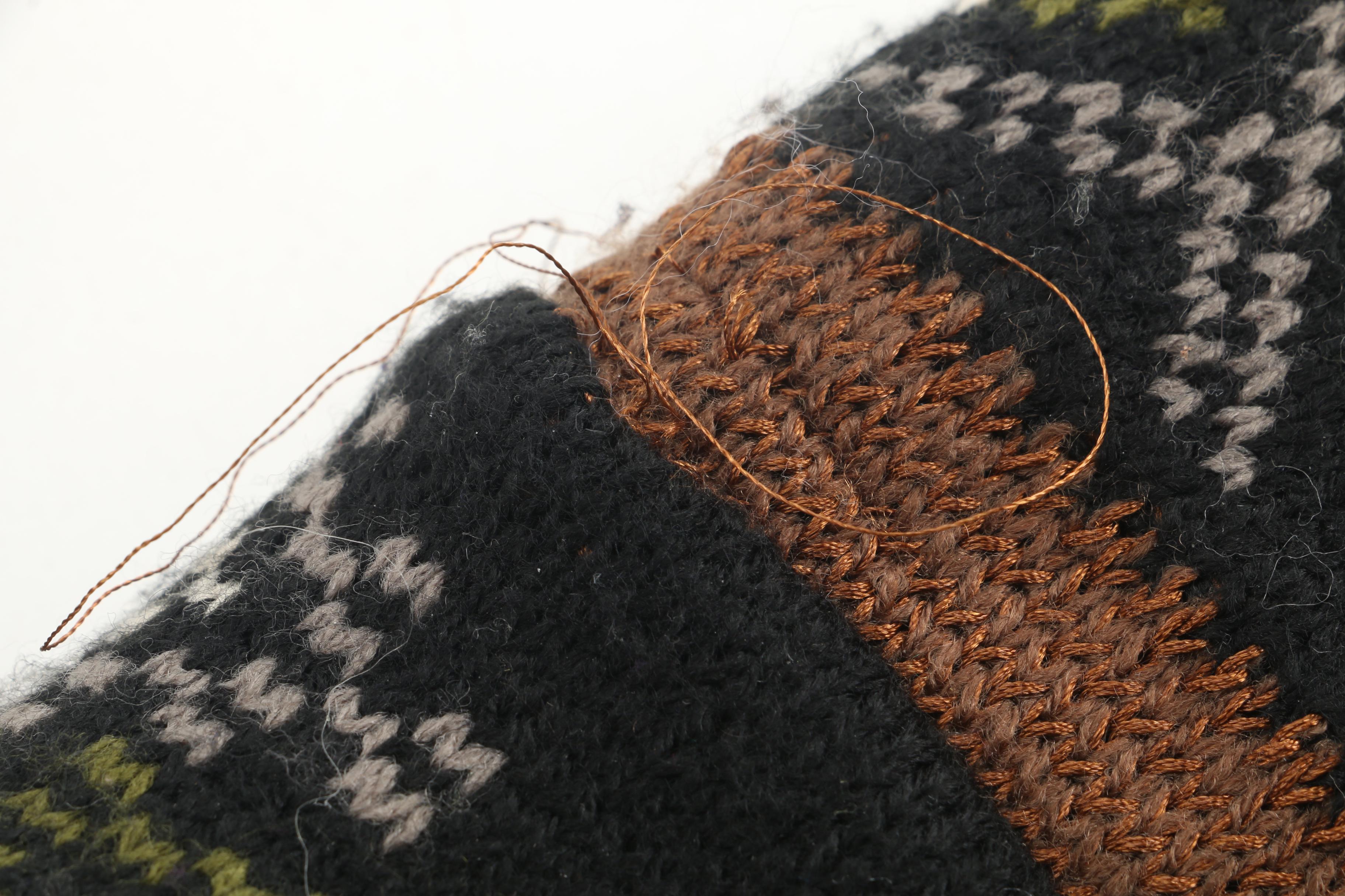 Merrell Jungle Mocs with Muk Luk Boot Covers and Knit Wool Mittens