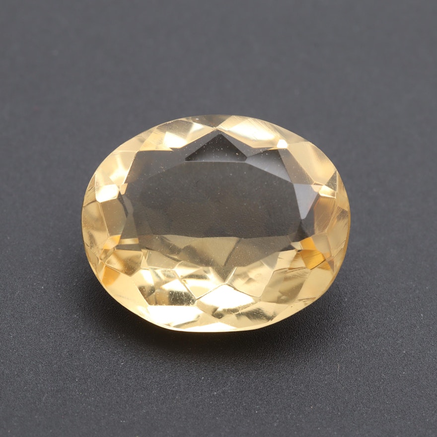 Loose 5.85 CT Citrine