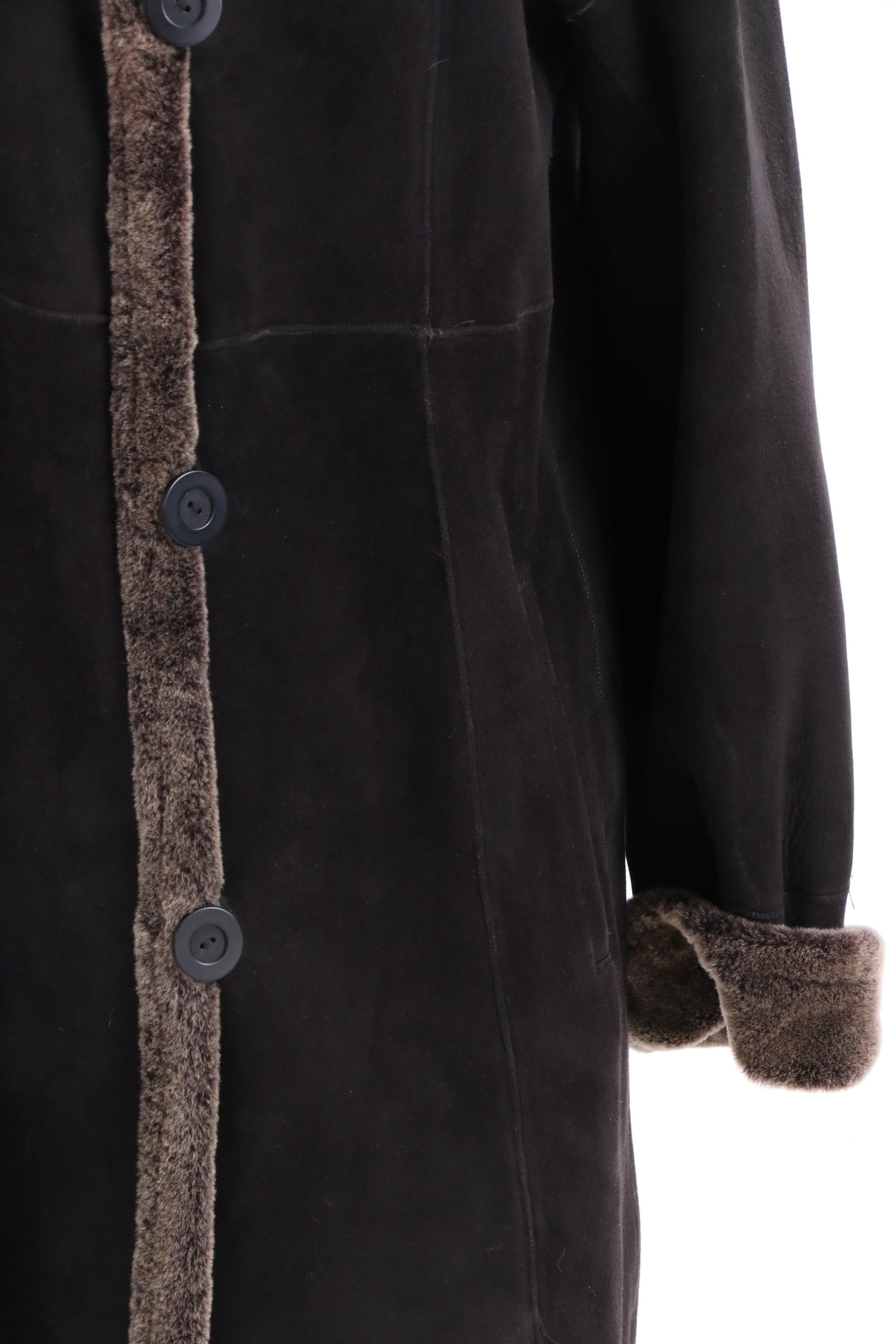 Tory Burch Shearling Vest and Blue Duck Sheepskin Coat