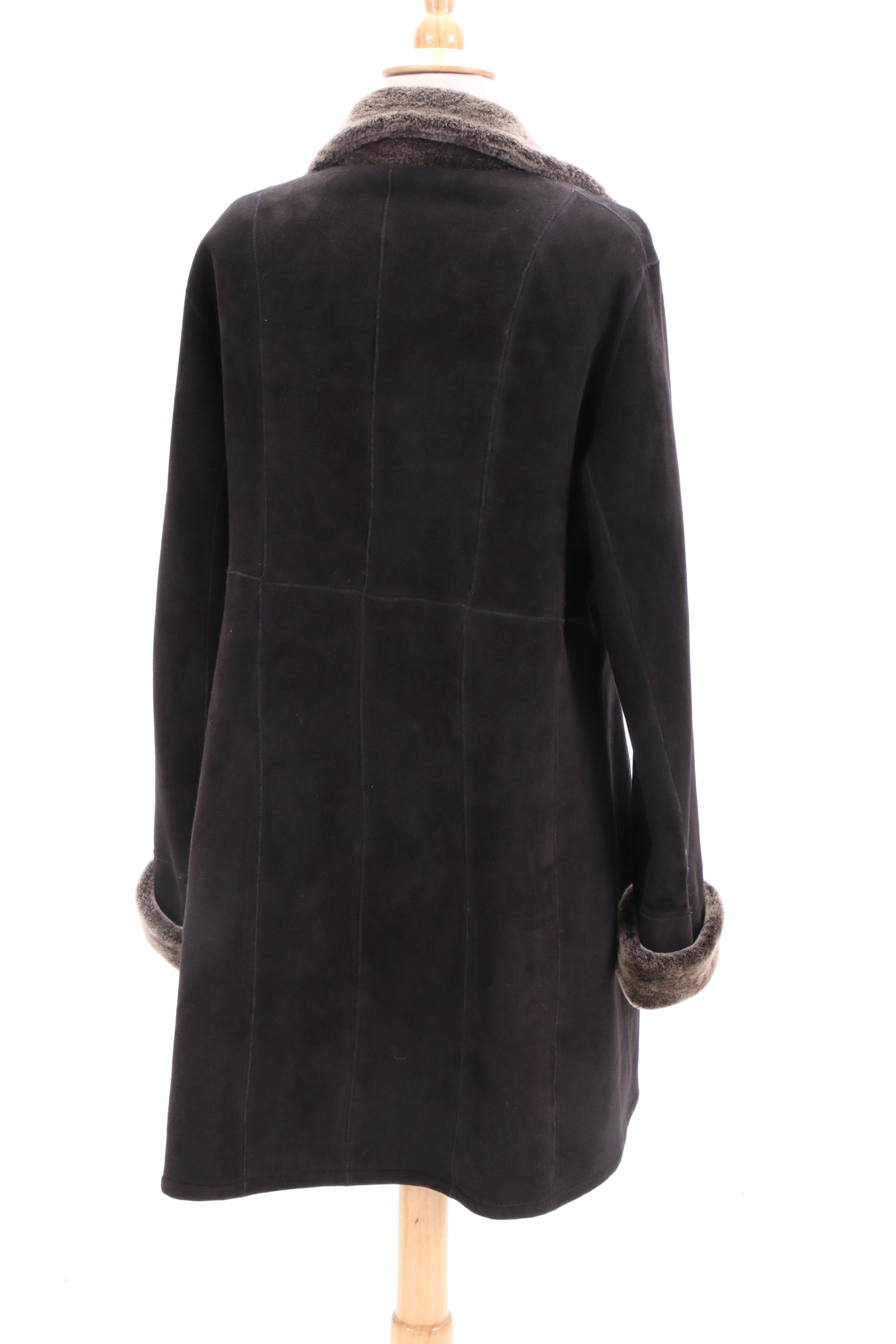 Tory Burch Shearling Vest and Blue Duck Sheepskin Coat