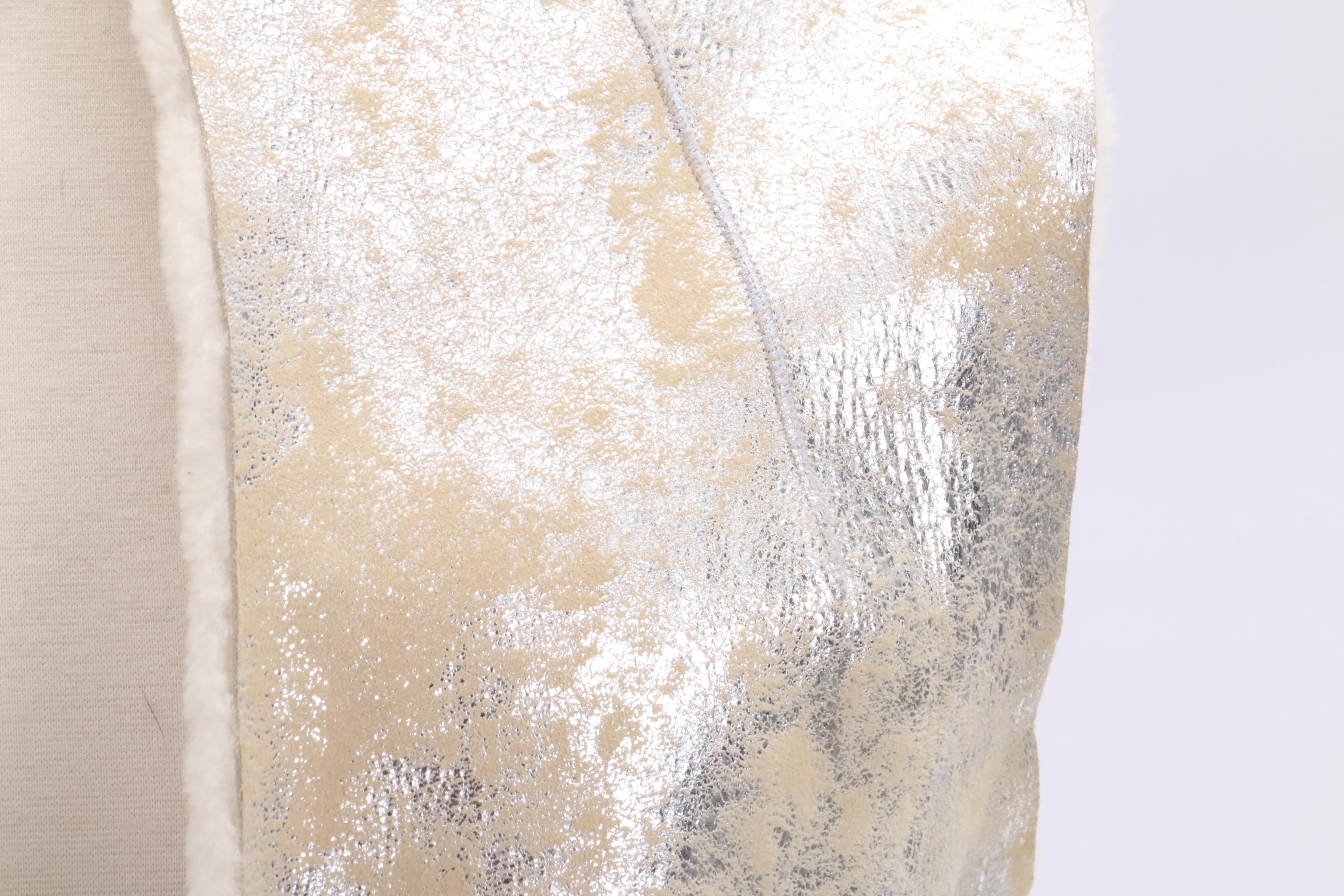 Tory Burch Shearling Vest and Blue Duck Sheepskin Coat