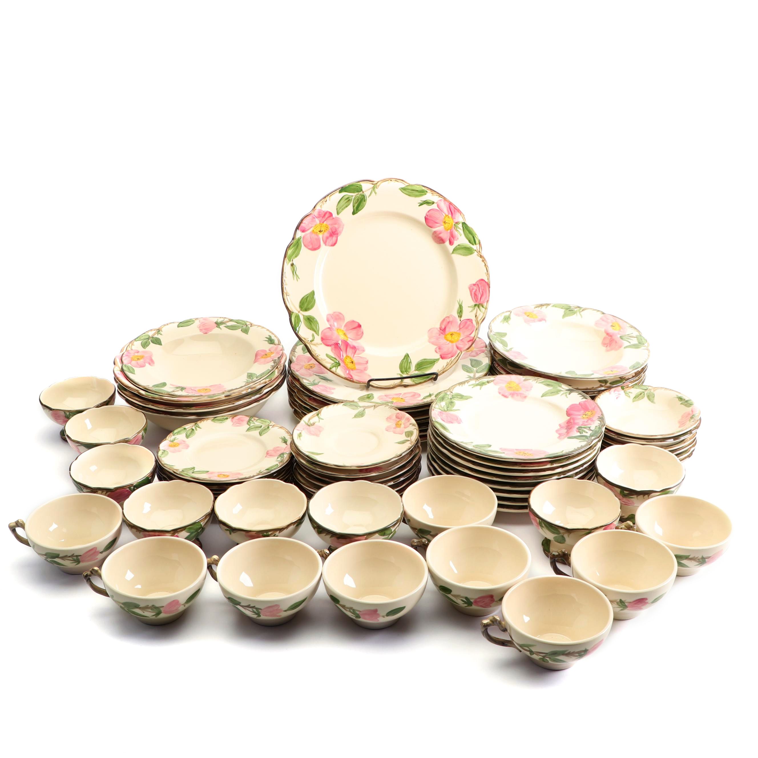 Vintage Franciscan "Desert Rose" Ceramic Dinnerware