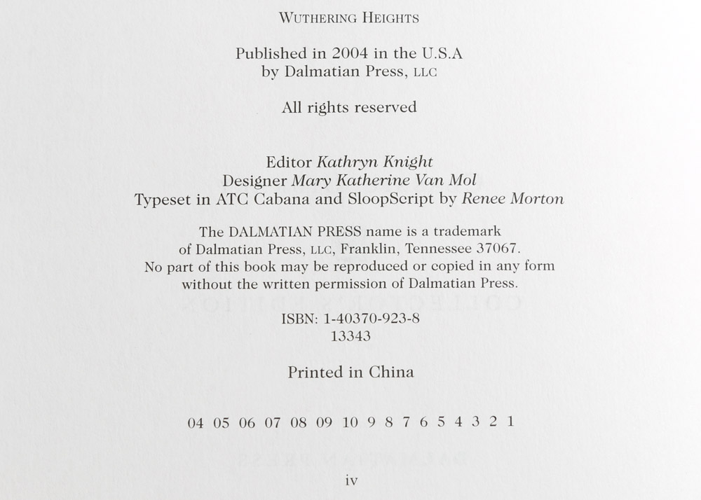 Dalmatian Press Leather Bound Literary Classics