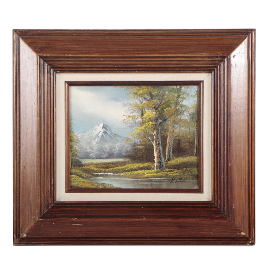 20th Century Landscape Oil Painting