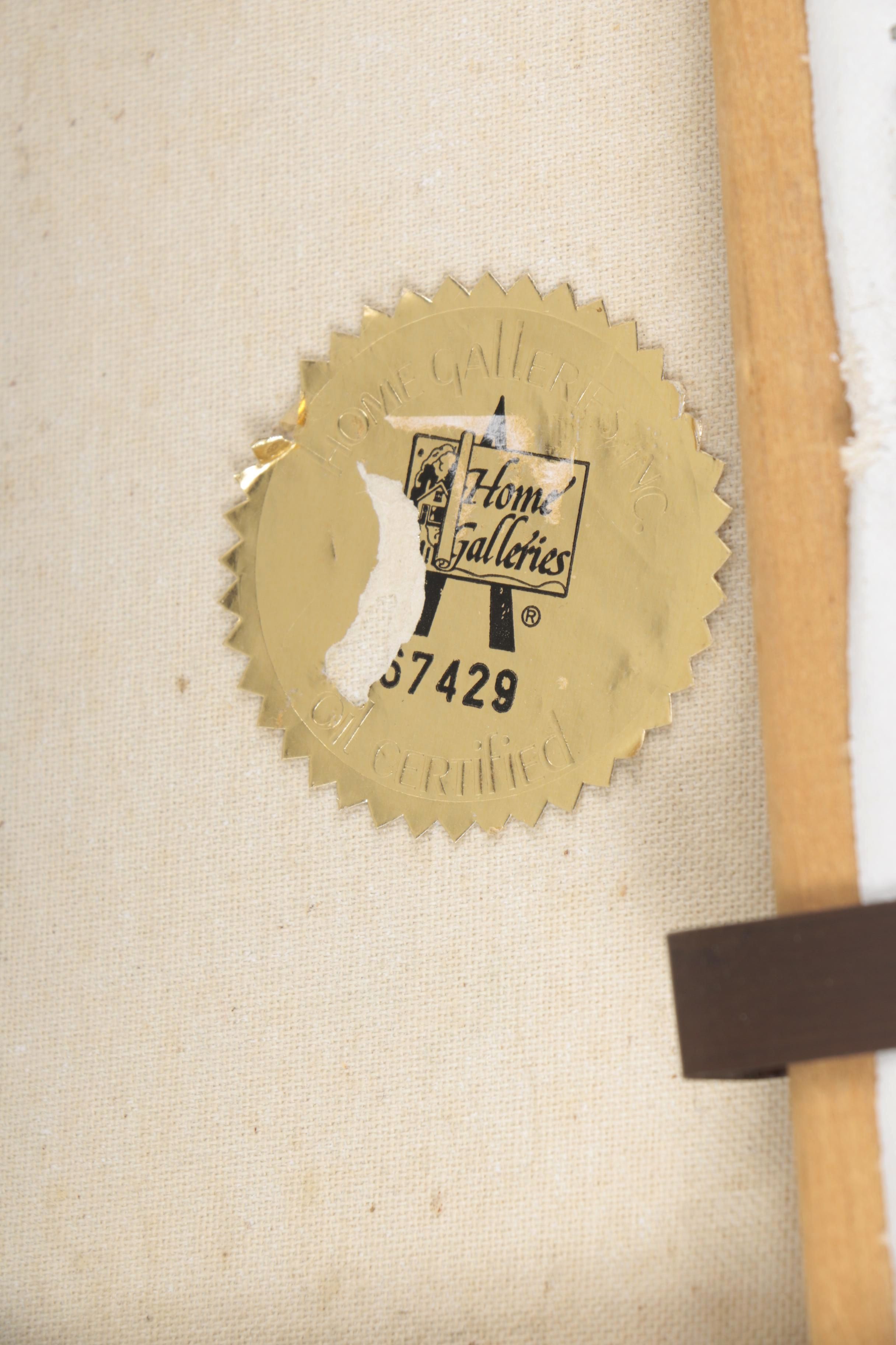 Adam Chappell Winter Landscape Oil Painting