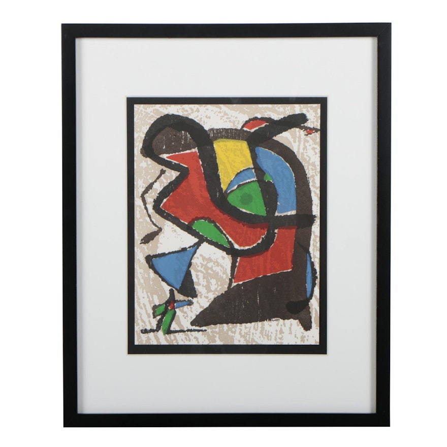 Joan Miró Woodcut for "Miró: Graveur I"