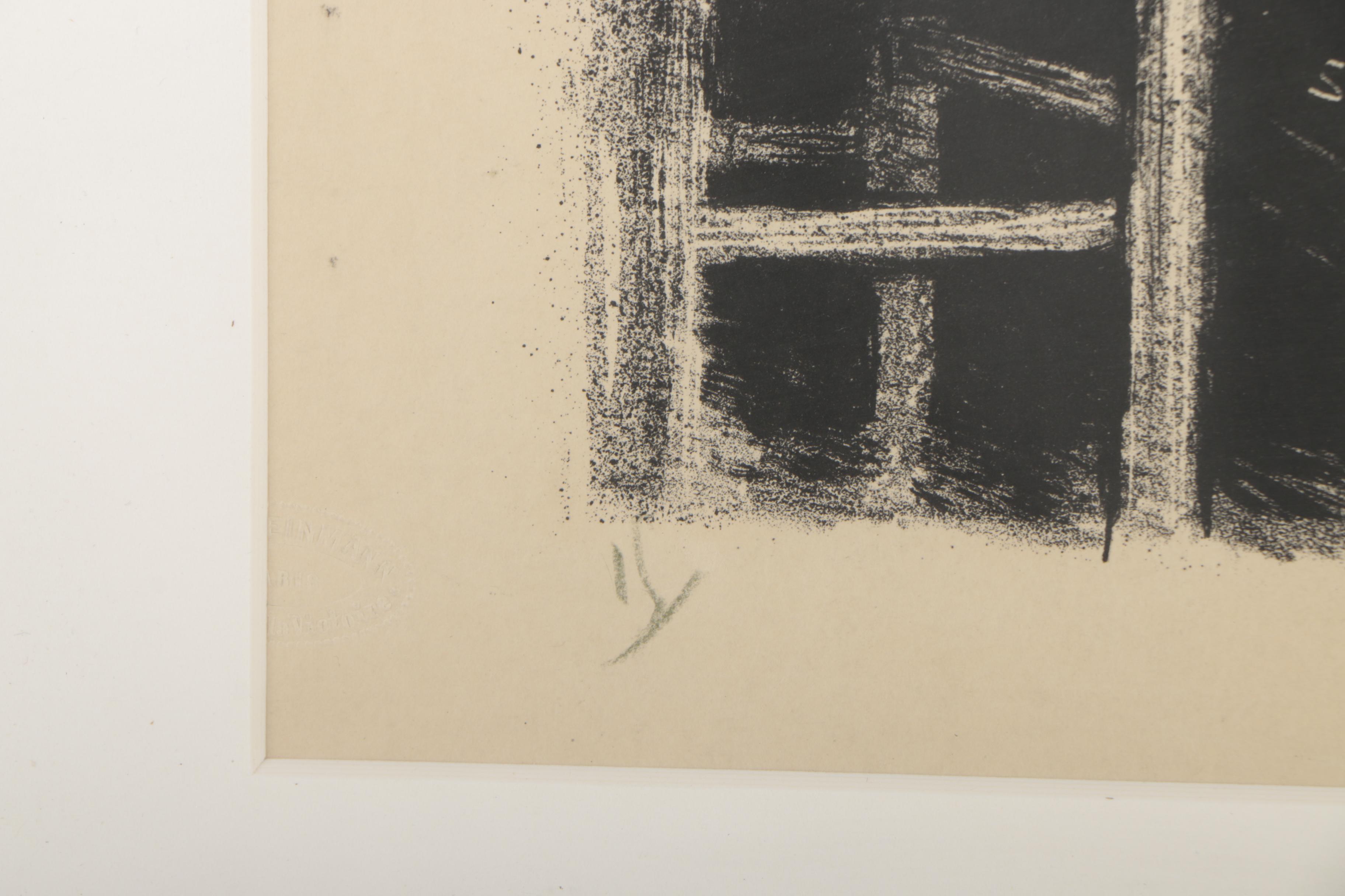 Théophile Alexandre Steinlen Lithograph "Femme de Chagrin"