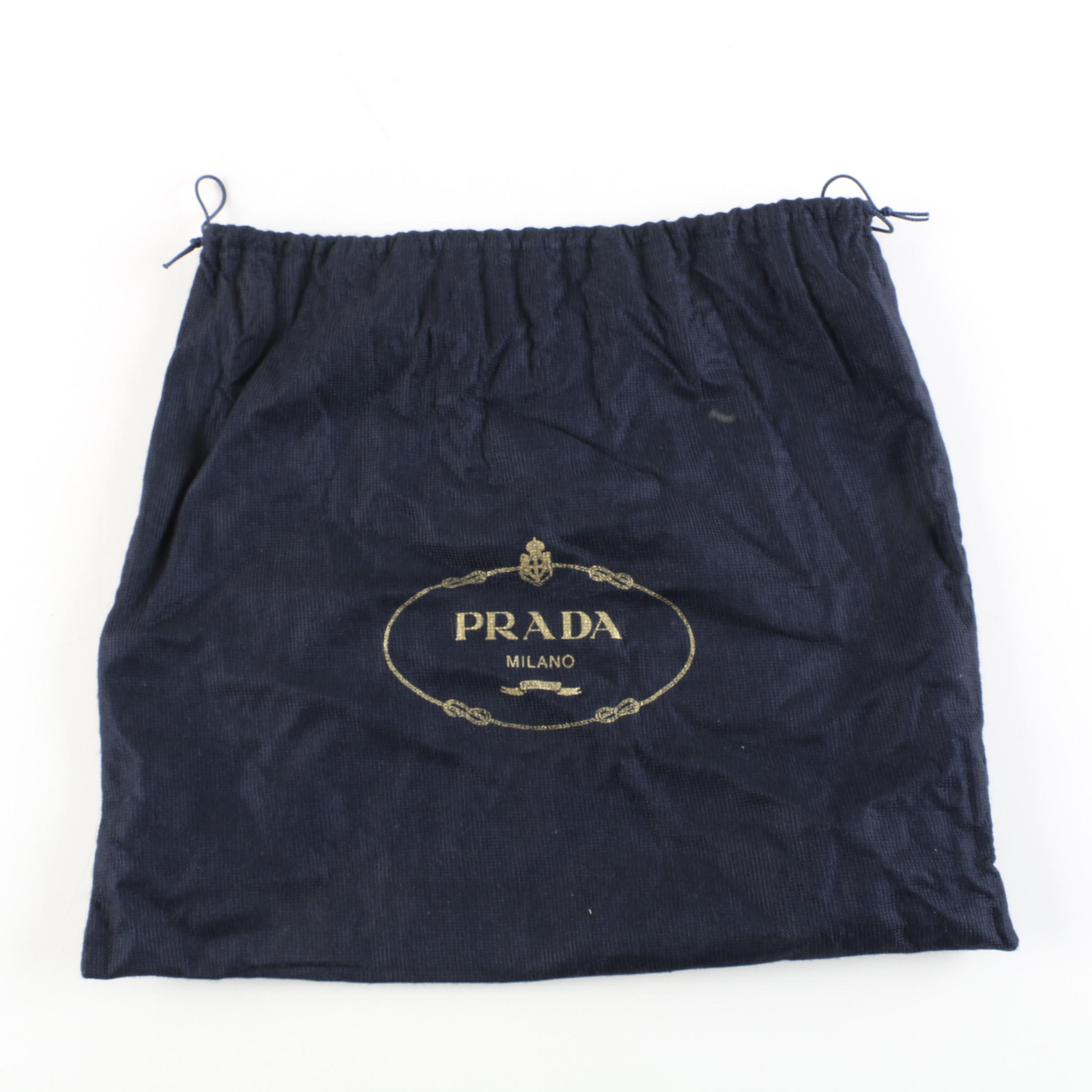 Prada Black Leather Mules