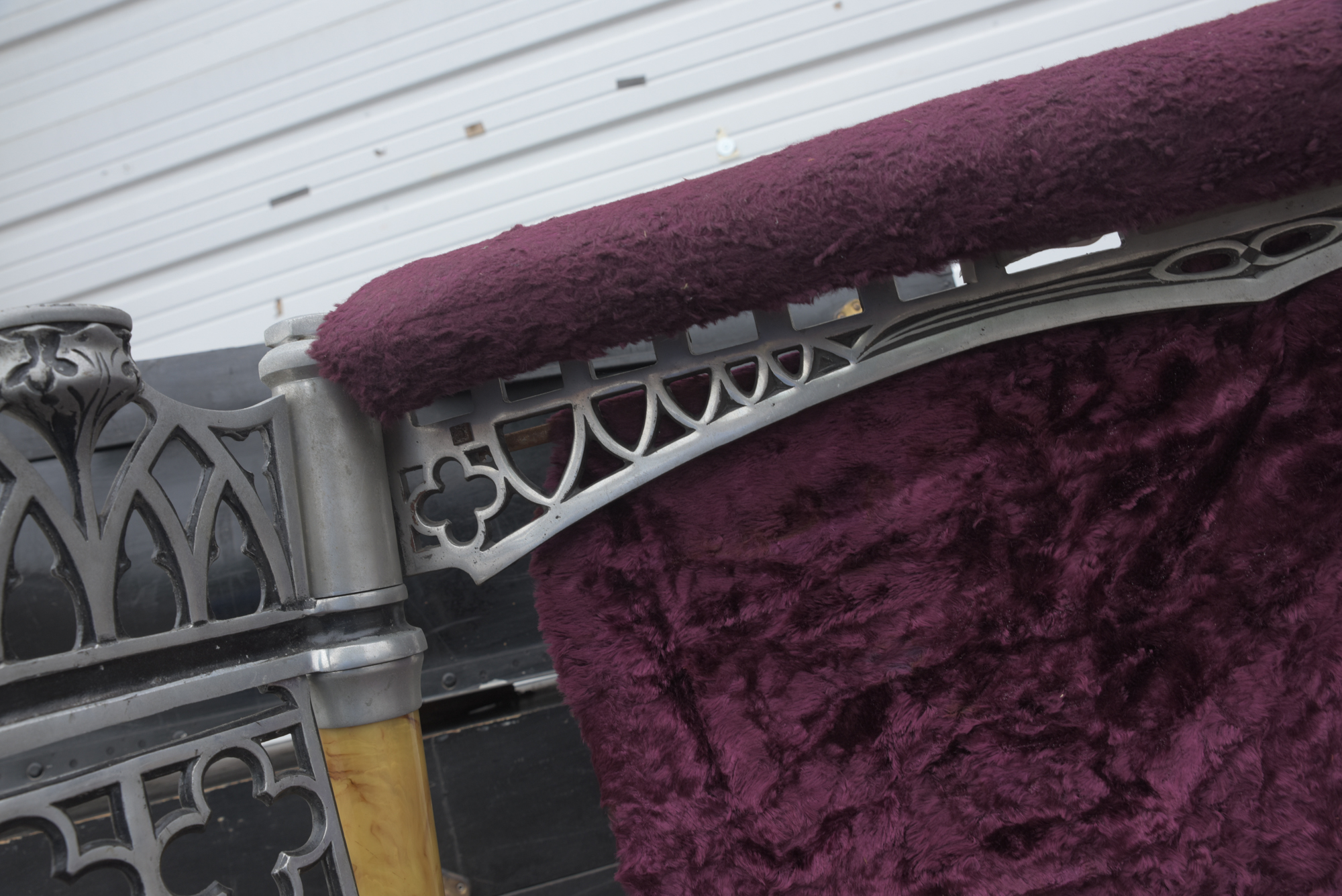 Vintage Folding Prayer Bench with Storage Cases