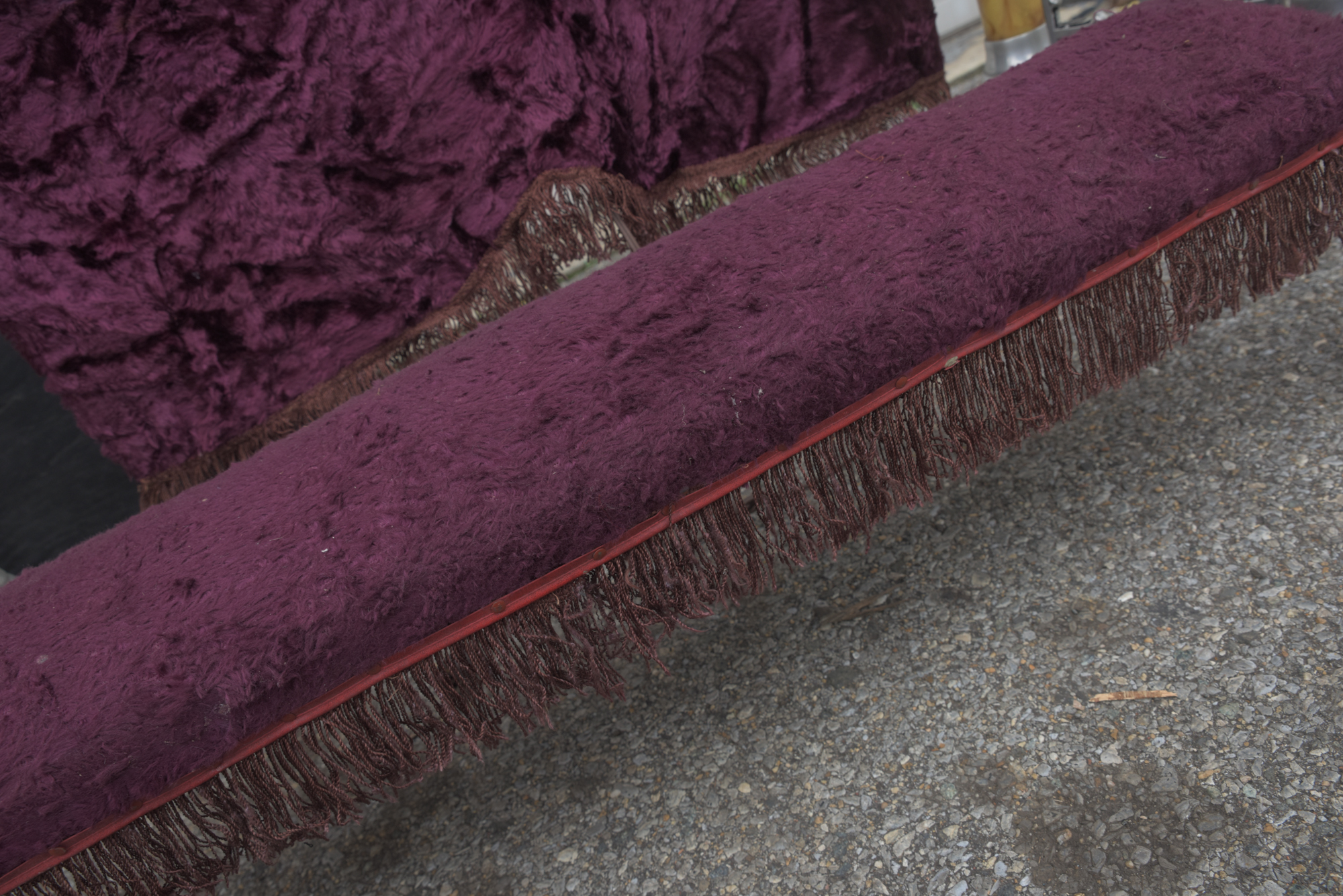 Vintage Folding Prayer Bench with Storage Cases