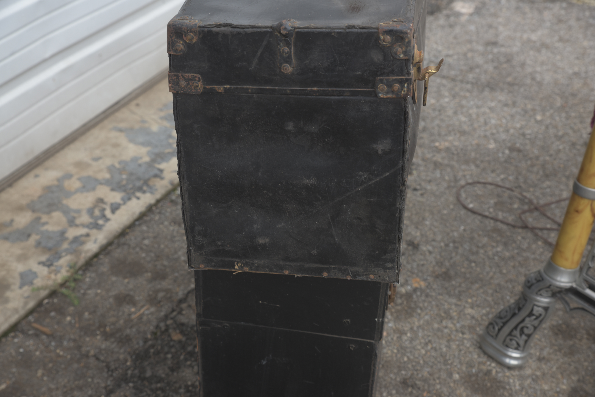 Vintage Folding Prayer Bench with Storage Cases