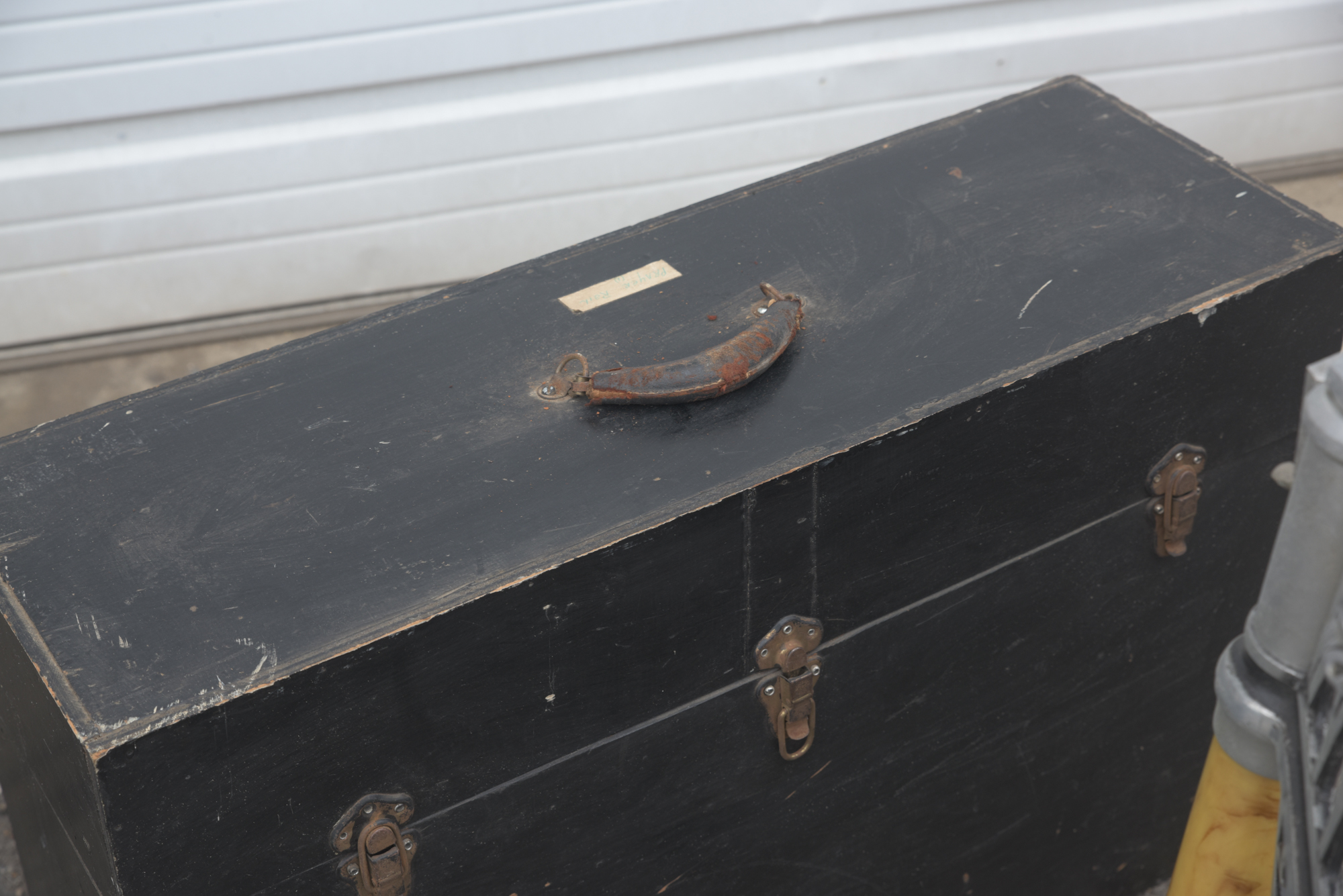 Vintage Folding Prayer Bench with Storage Cases