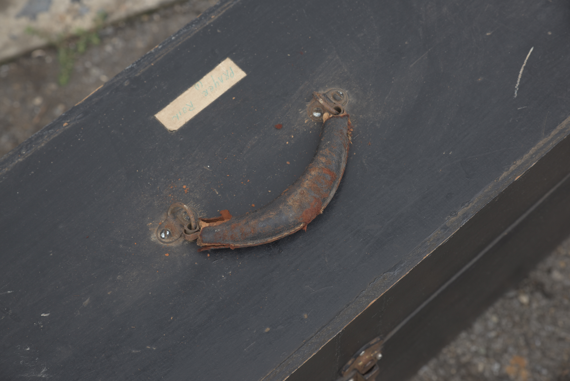 Vintage Folding Prayer Bench with Storage Cases