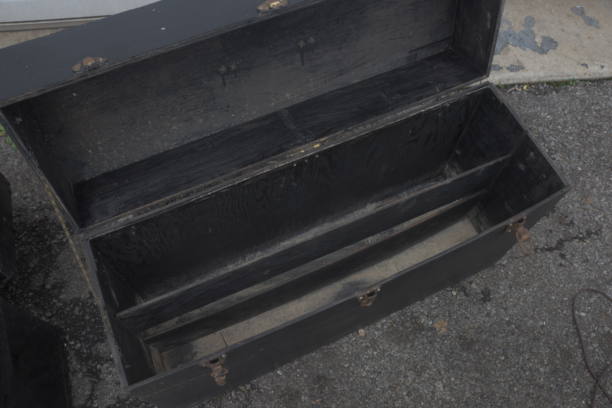 Vintage Folding Prayer Bench with Storage Cases