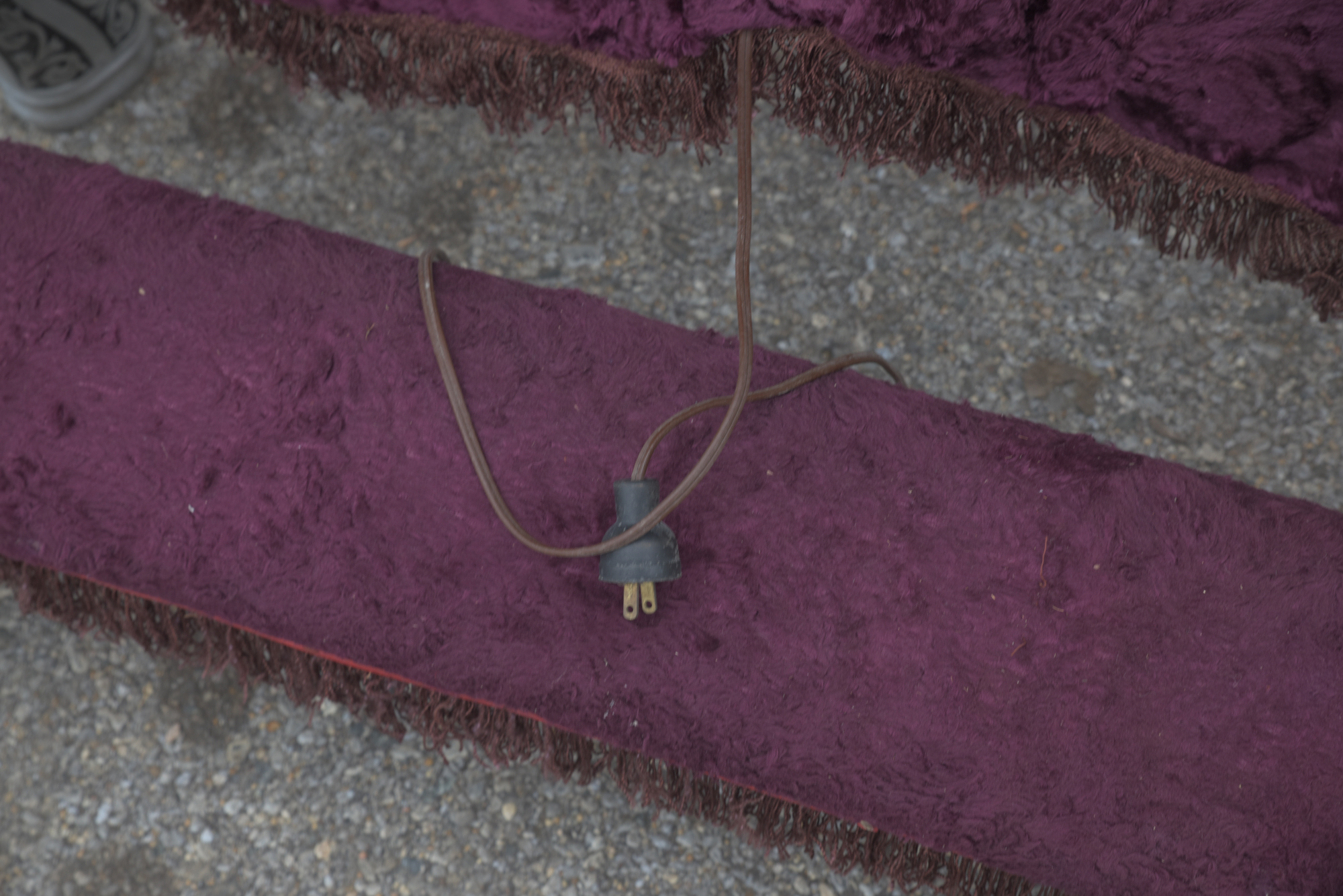 Vintage Folding Prayer Bench with Storage Cases