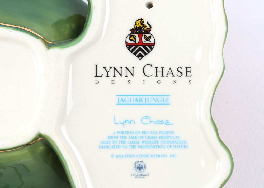 Lynn Chase "Jaguar Jungle" Jaguar and Leaf Server