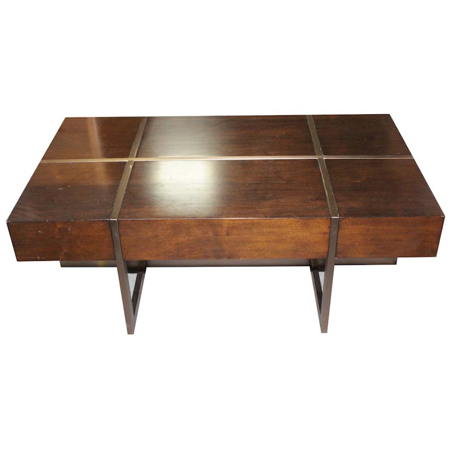 "Magda" Mahogany Cocktail Table by Bernhardt Furniture Company