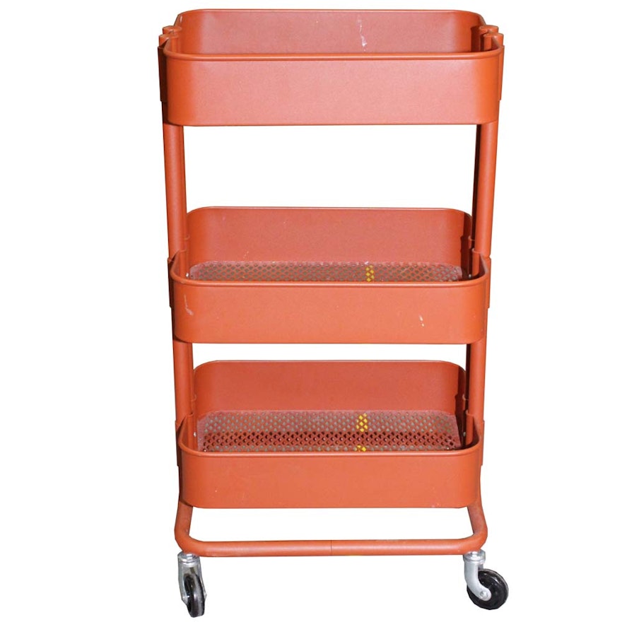 Powder Coated Rolling Cart
