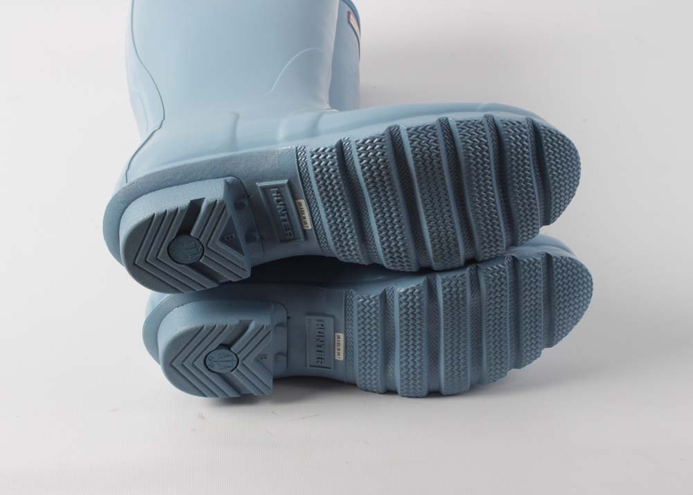 Hunter Original Tall Gloss Pale Blue Rain Boots