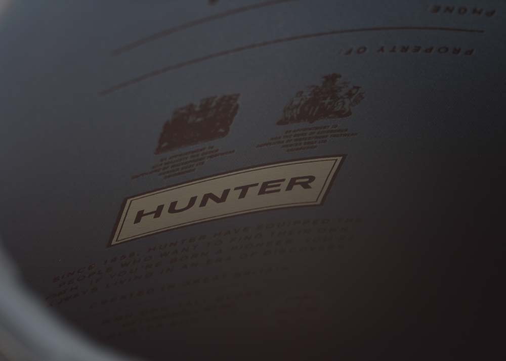 Hunter Original Tall Gloss Pale Blue Rain Boots