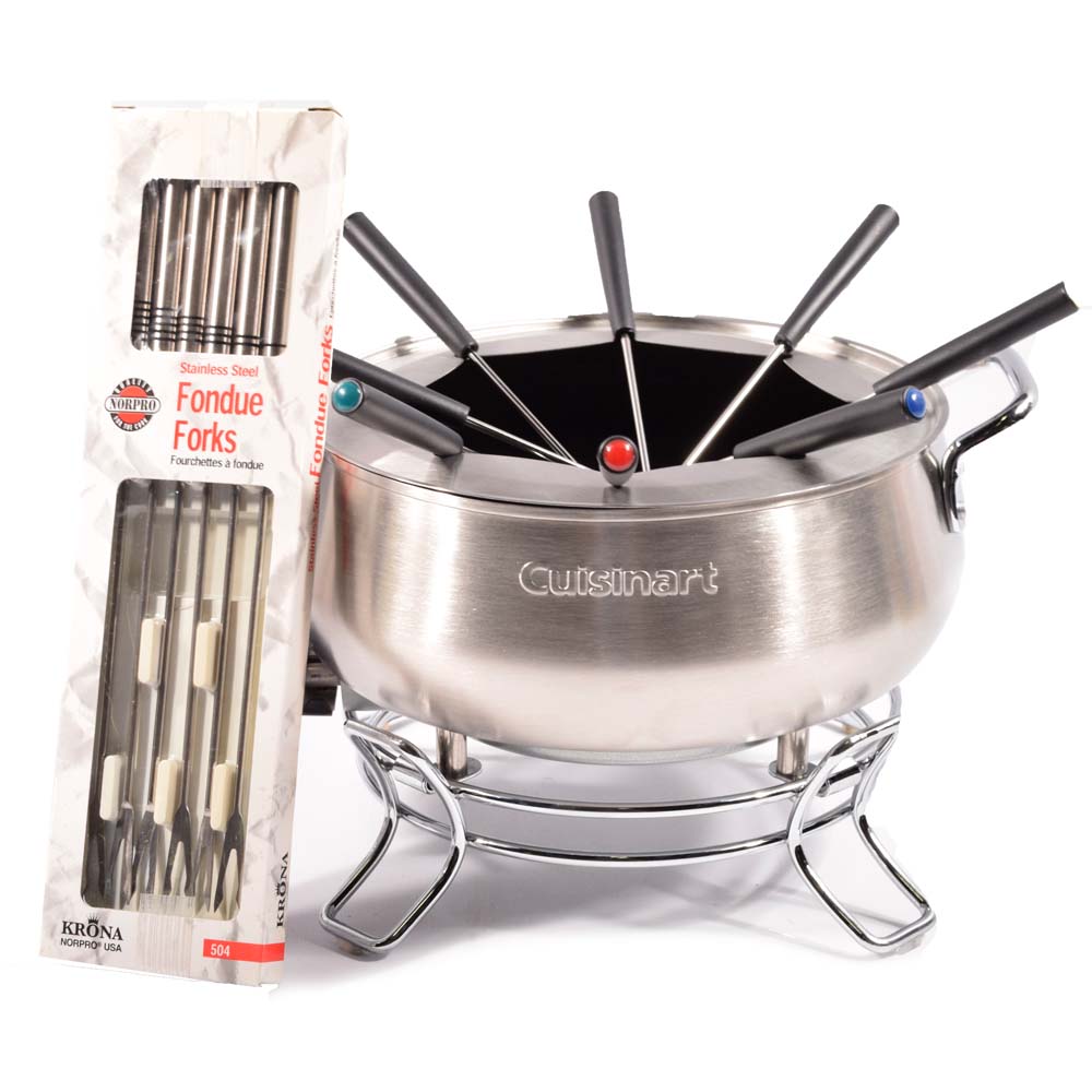 Cuisinart Electric Stainless Steel Fondue Set