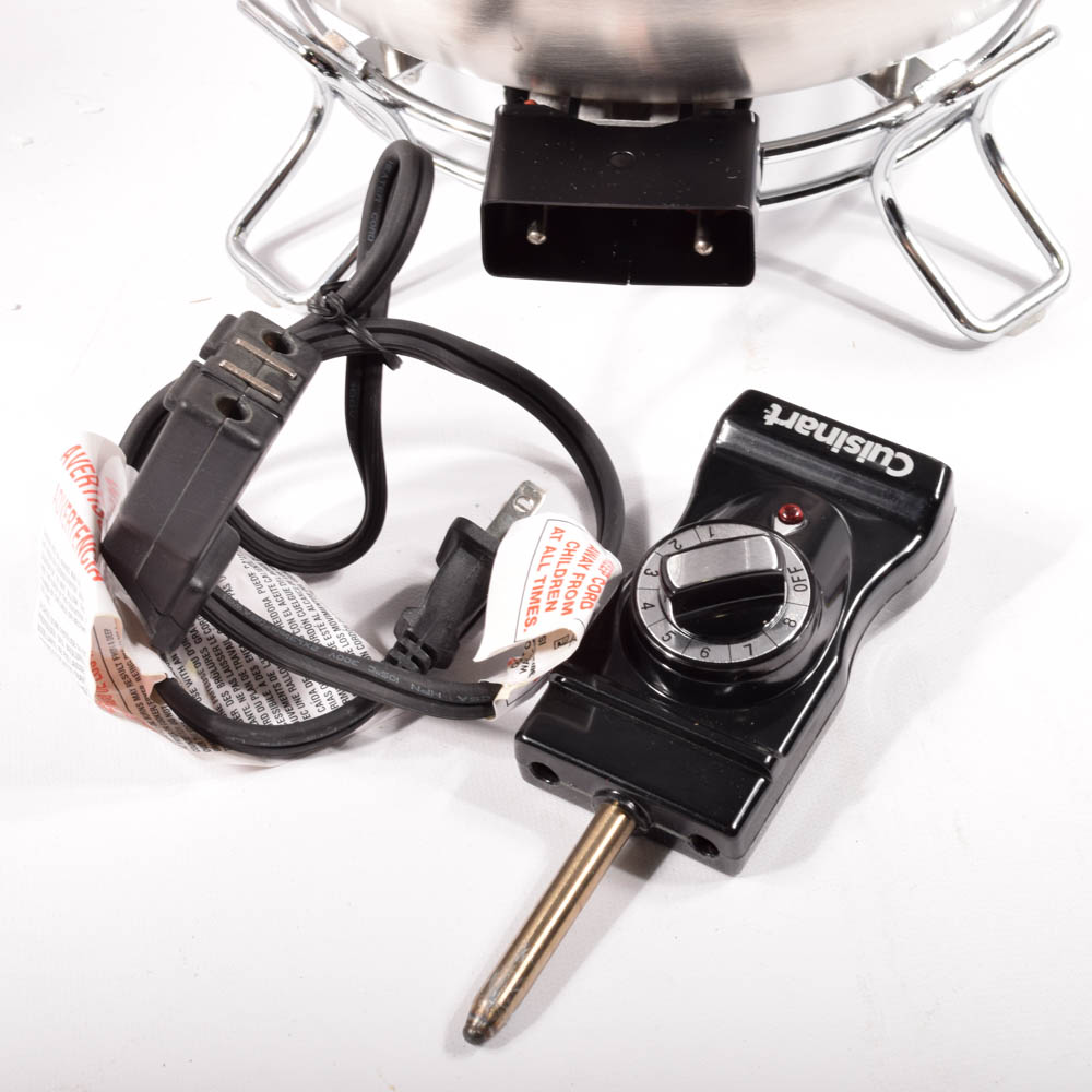 Cuisinart Electric Stainless Steel Fondue Set