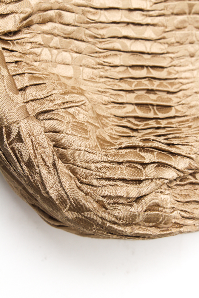 Coach Maggie Madison Signature Shoulder Bag and a Coach Metallic Duffle Bag